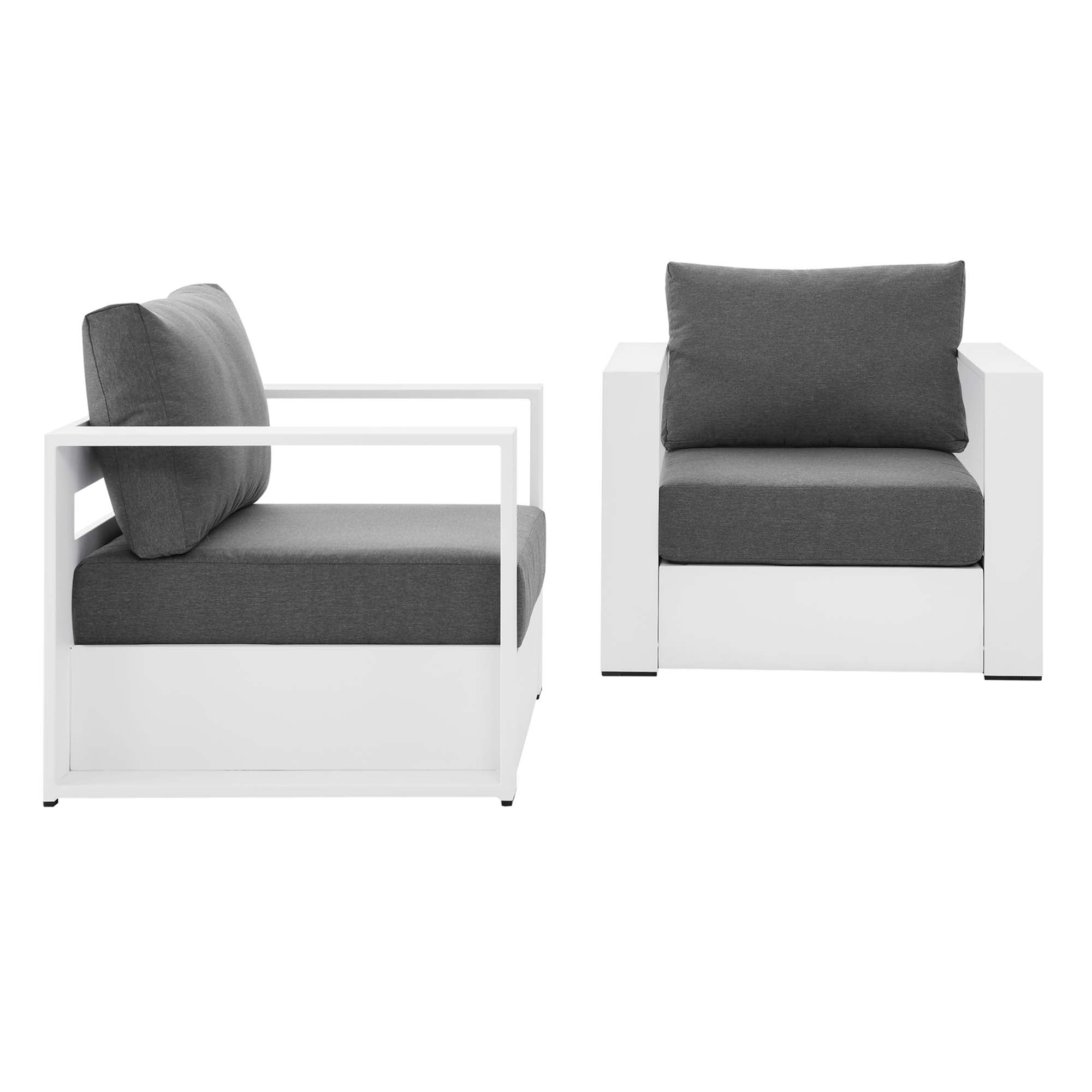 Tahoe 2-Piece Outdoor Patio Powder-Coated Aluminum Armchair Set by Modway - Best Buy Furniture