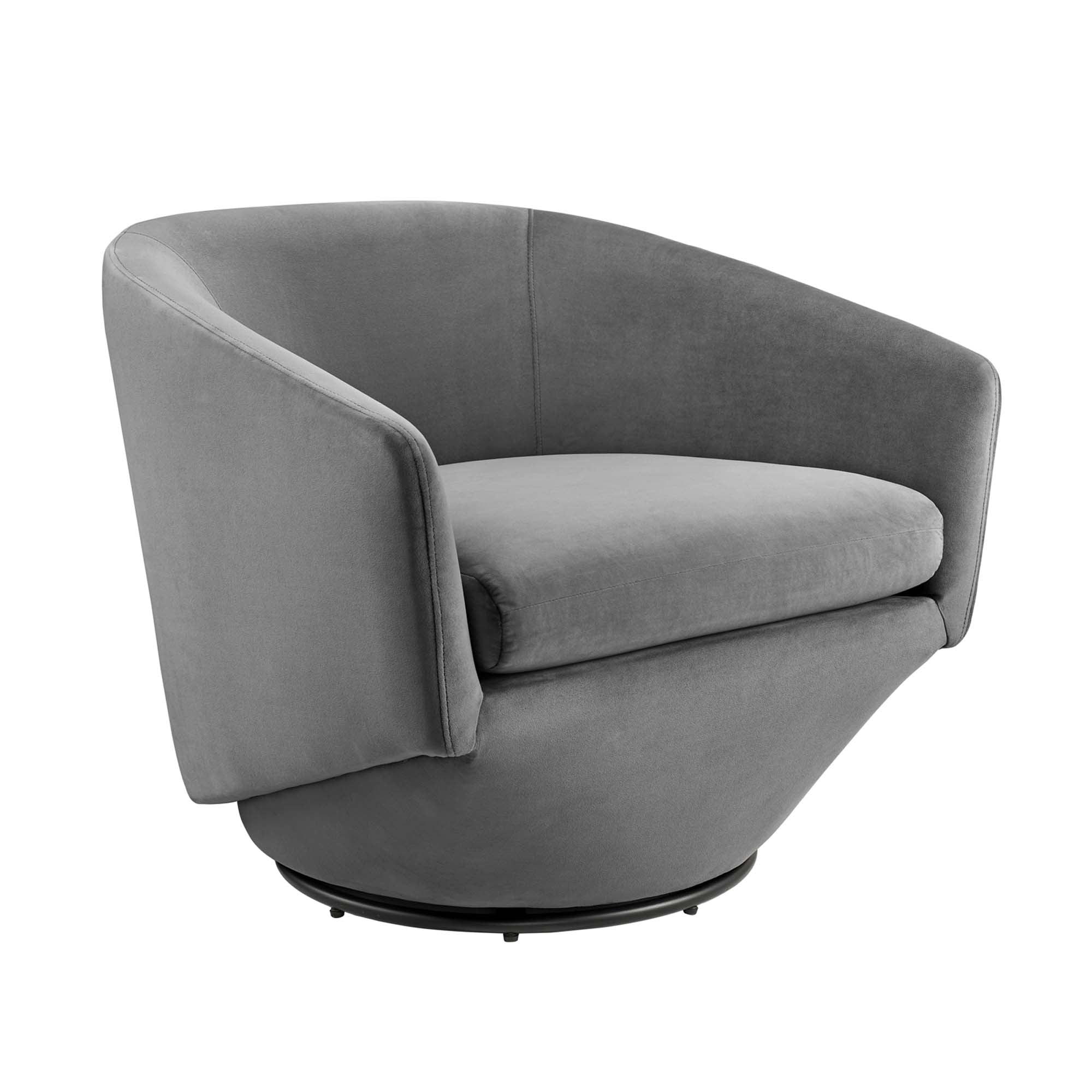 Series Performance Velvet Fabric Swivel Chair by Modway - Best Buy Furniture
