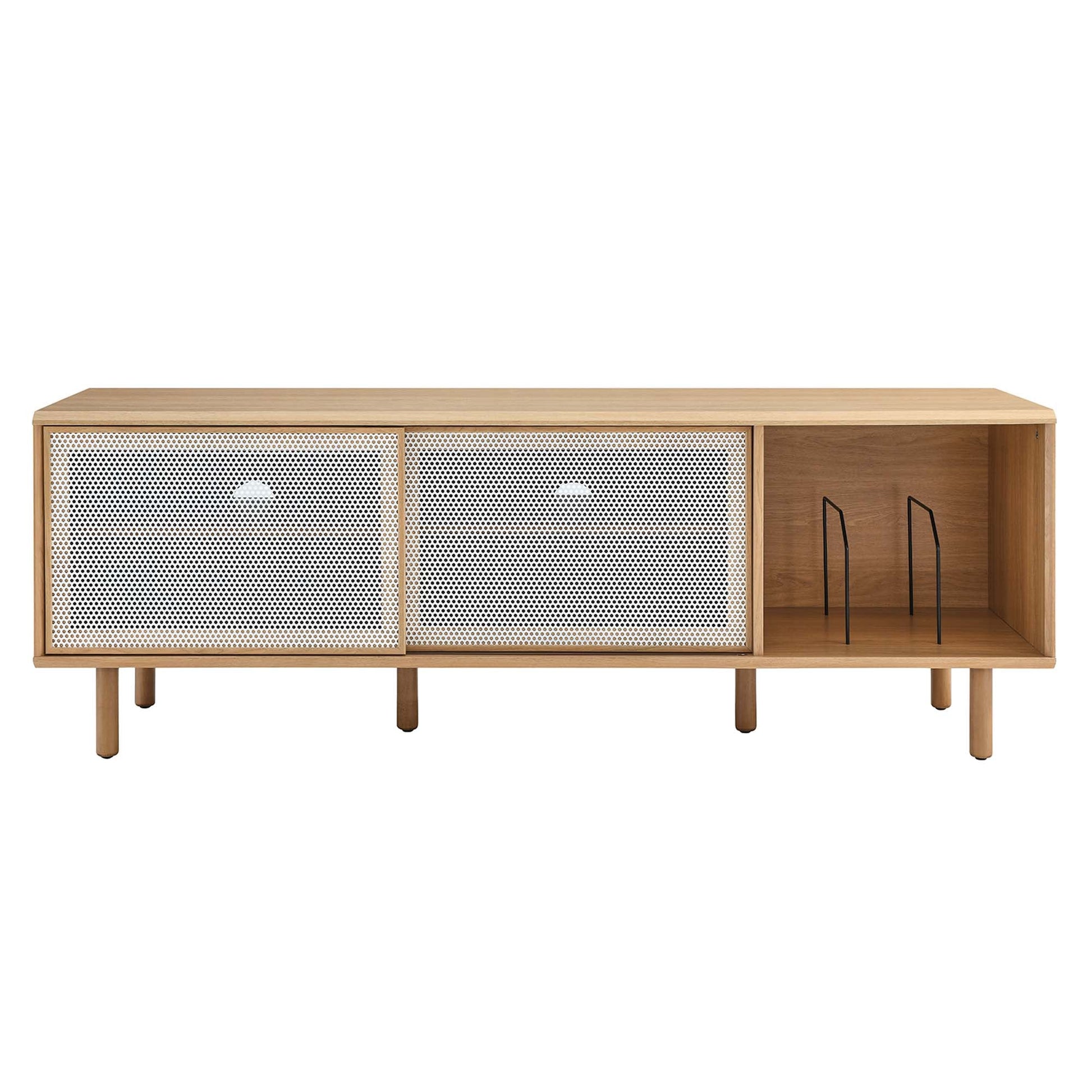 Kurtis 67" TV and Vinyl Record Stand - Best Buy Furniture