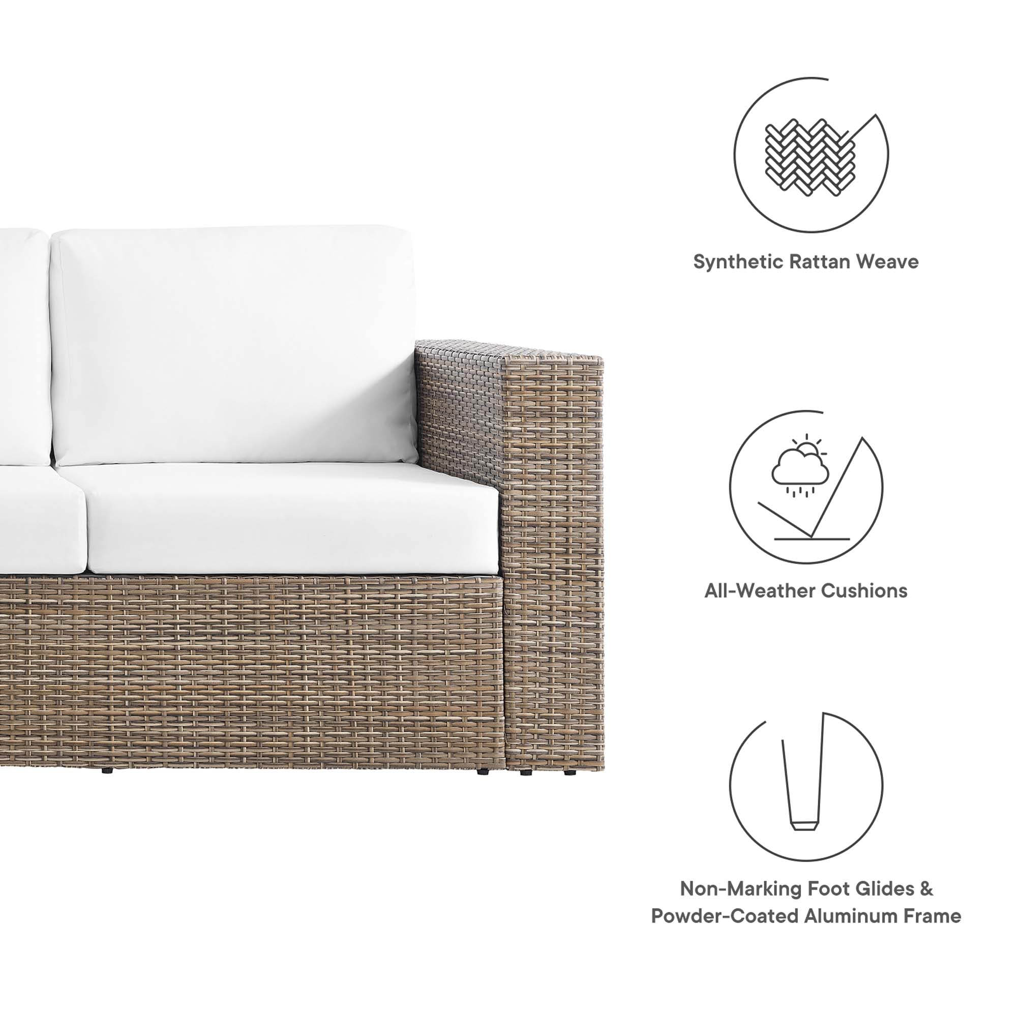 Convene Outdoor Patio Sofa by Modway - Best Buy Furniture