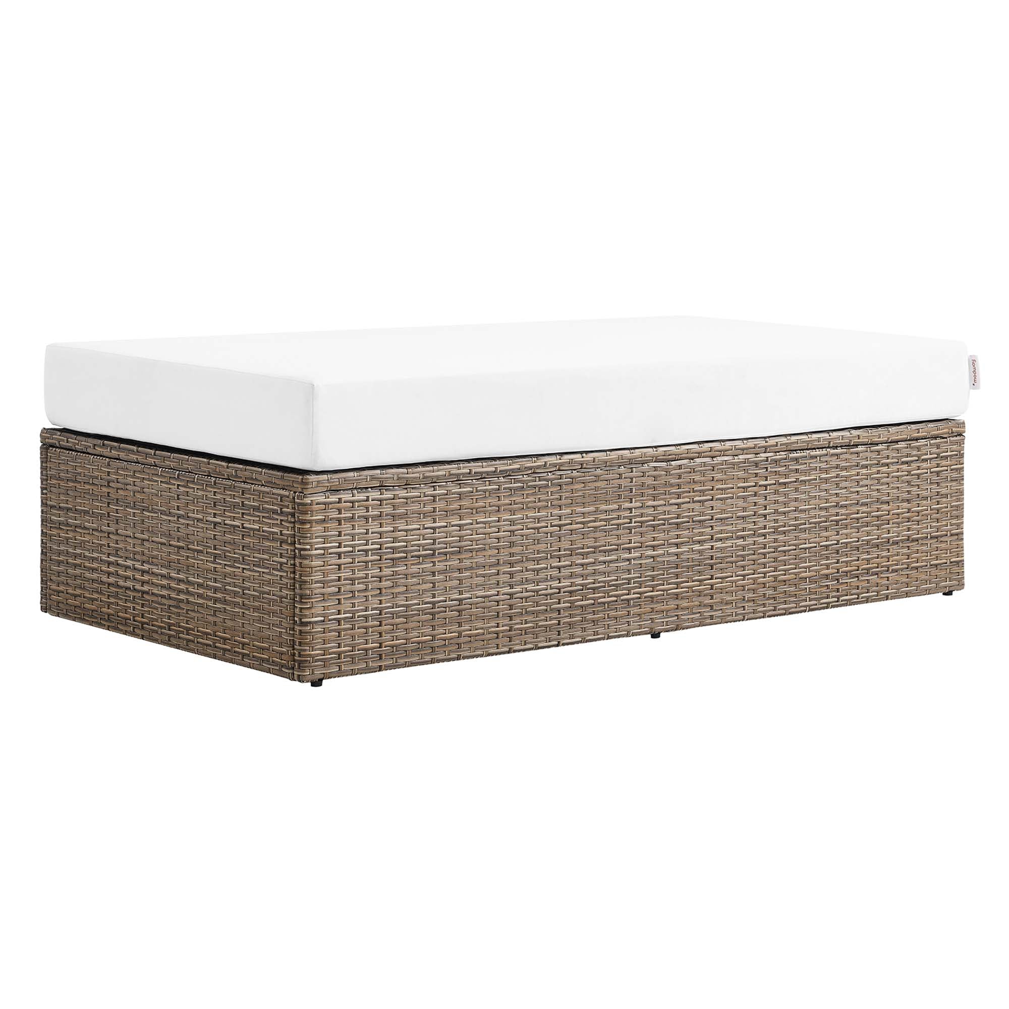 Convene Outdoor Patio Rectangle Ottoman by Modway - Best Buy Furniture