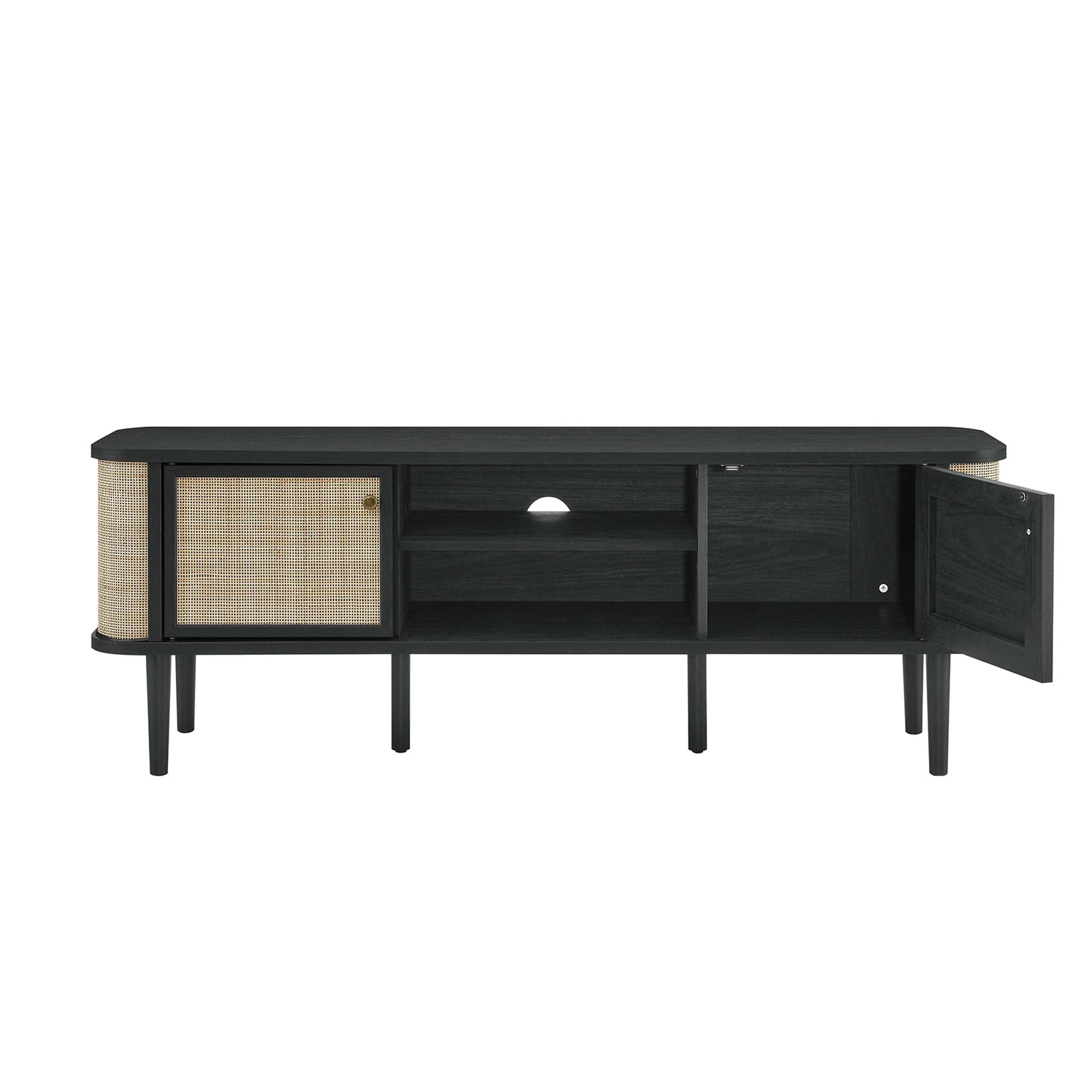 Miramar 60'' Wood TV Stand - Best Buy Furniture