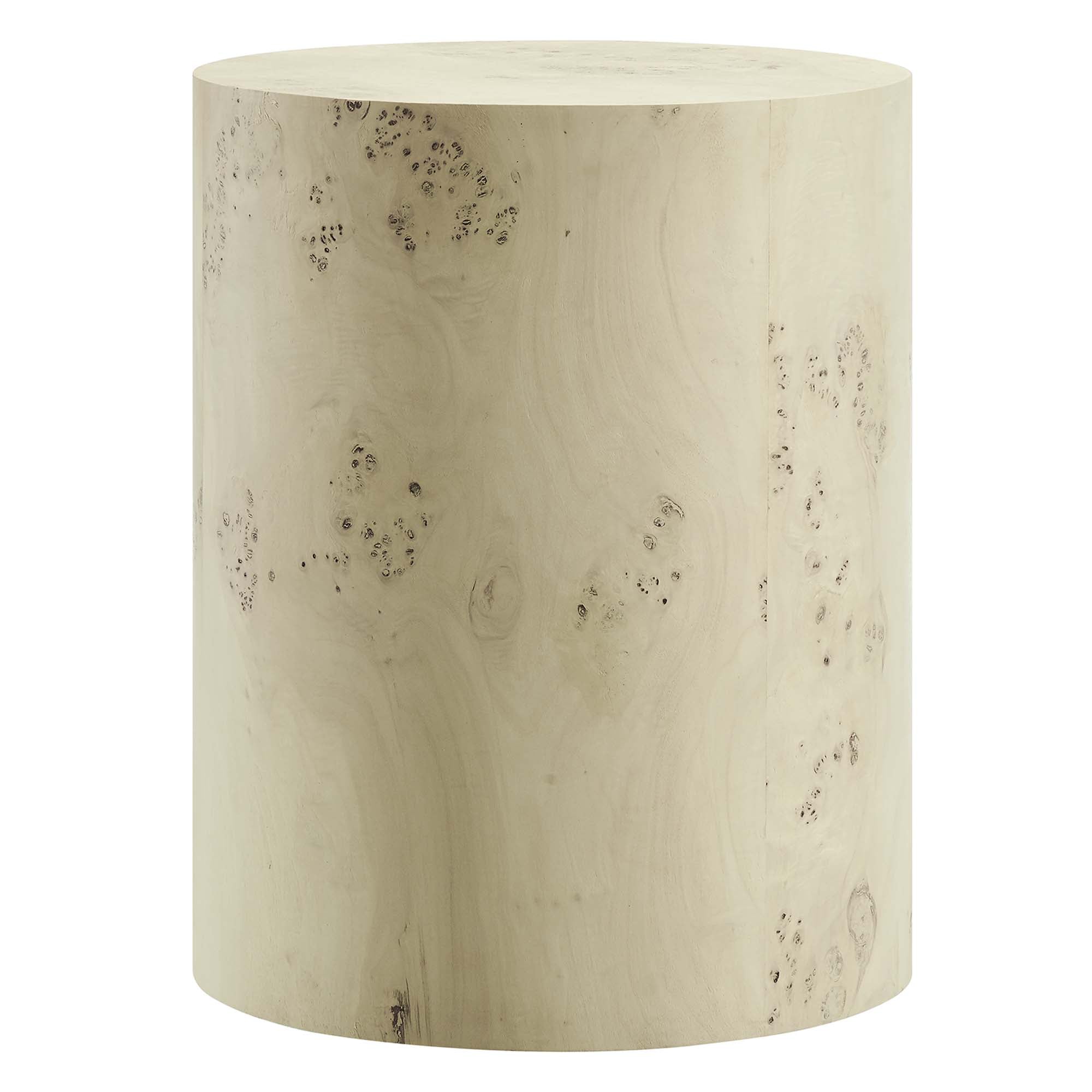 Cosmos 16" Round Burl Wood Side Table by Modway - Best Buy Furniture
