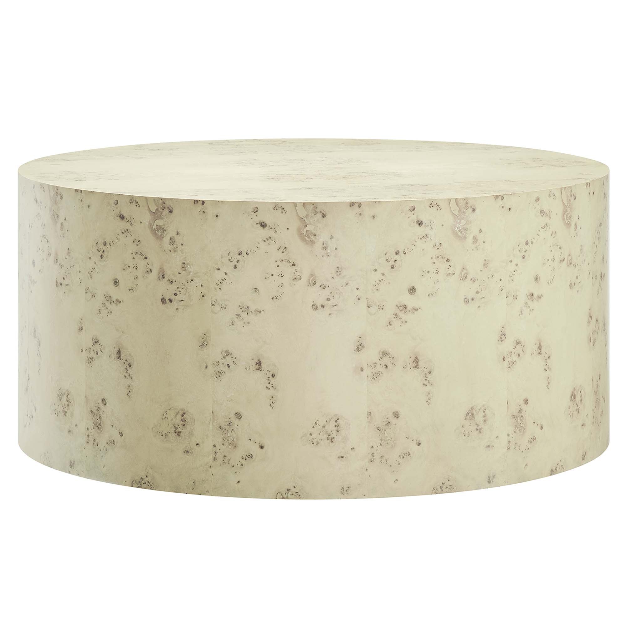 Cosmos 35" Round Burl Wood Coffee Table by Modway - Best Buy Furniture