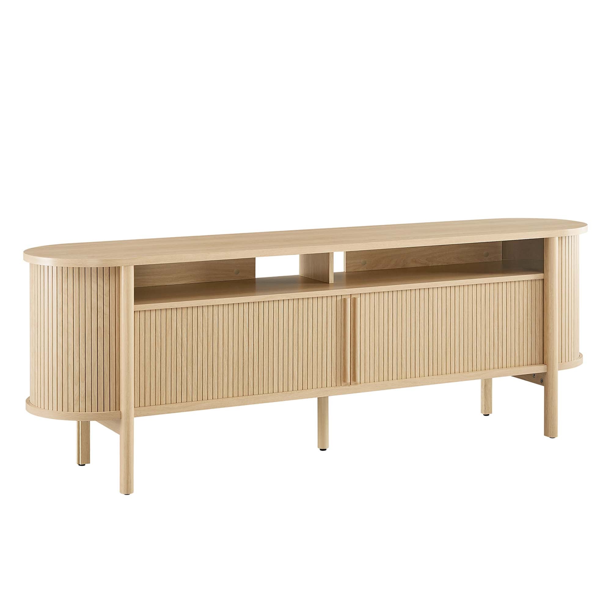 Cadence 71" Curved TV Stand by Modway - Best Buy Furniture
