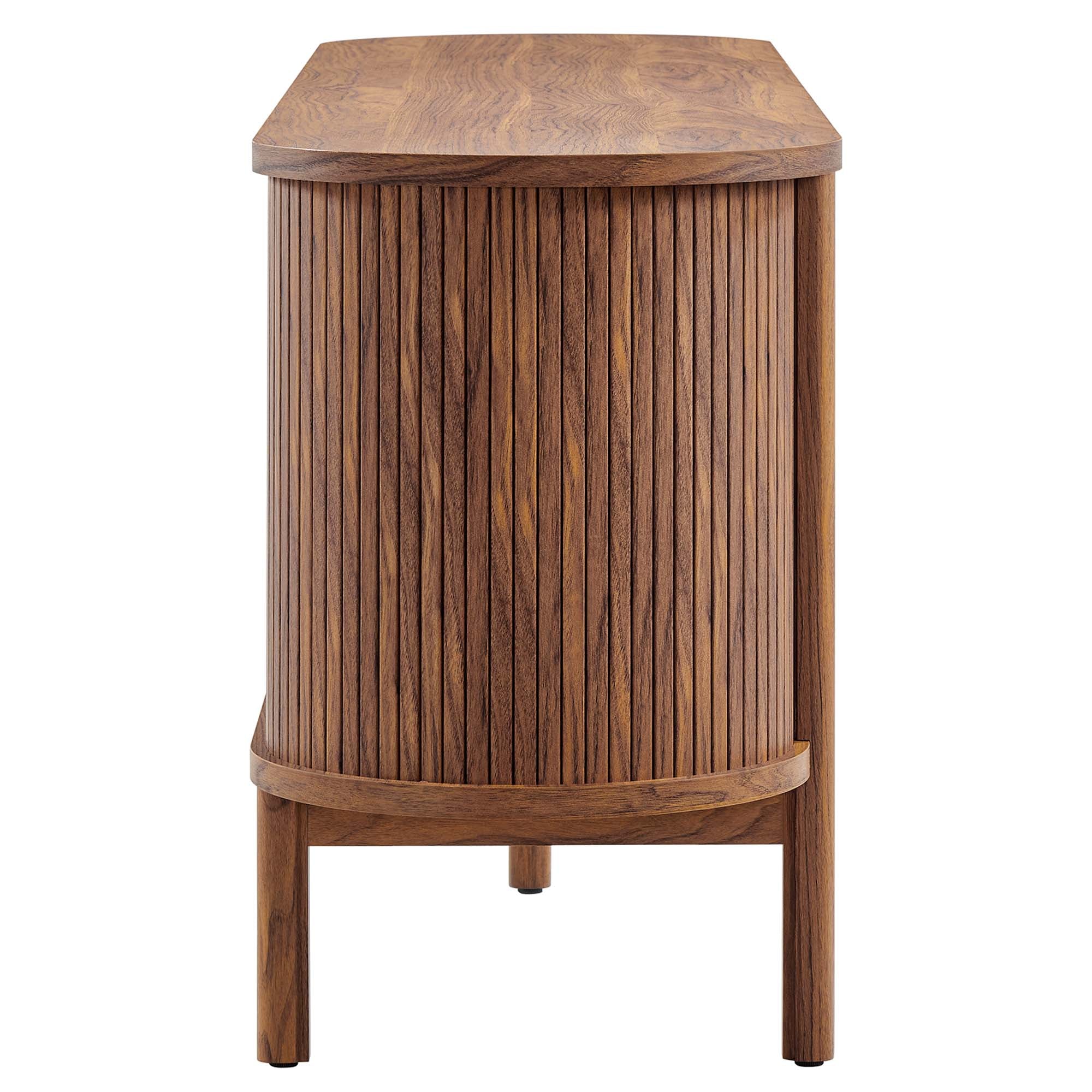 Cadence 71" Curved TV Stand - Best Buy Furniture