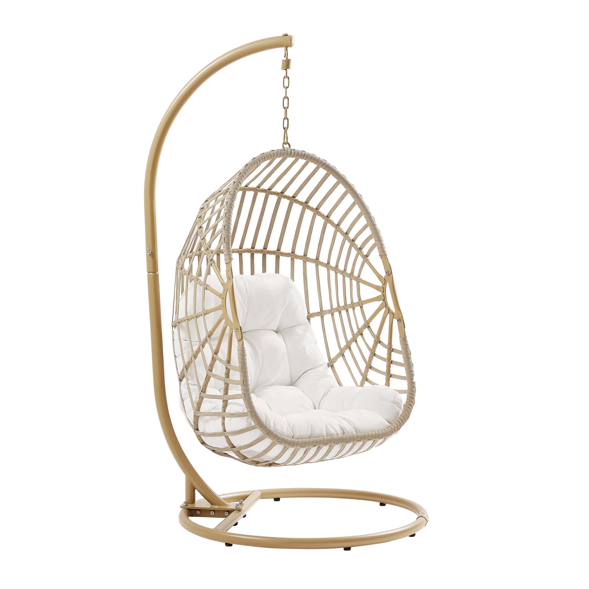 Amalie Wicker Rattan Outdoor Patio Rattan Swing Chair by Modway - Best Buy Furniture