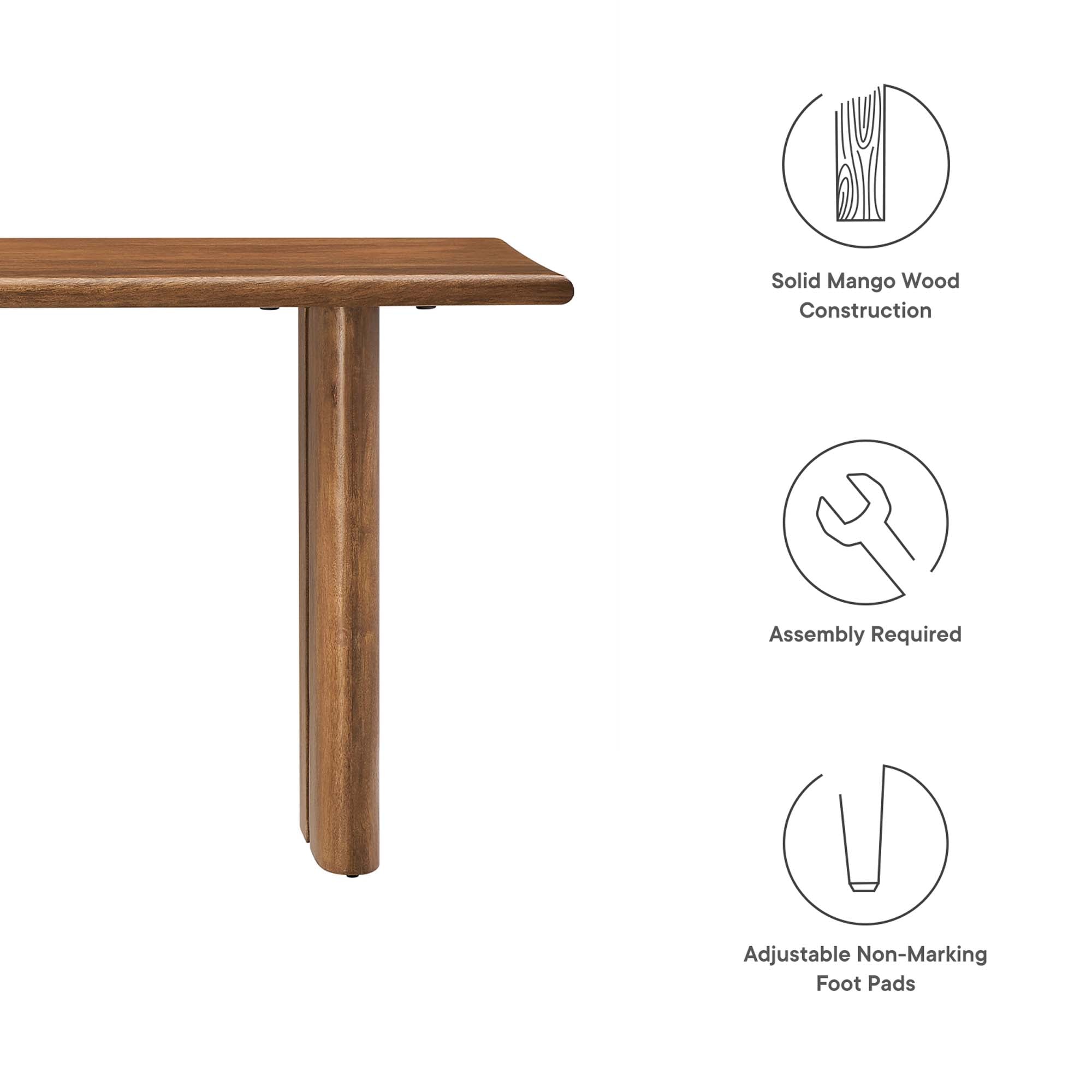 Amistad 46" Wood Bench by Modway - Best Buy Furniture