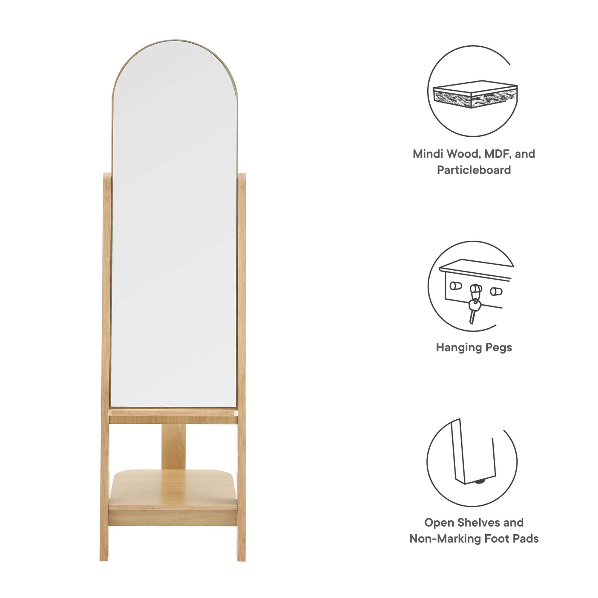 Ascend Standing Mirror by Modway - Best Buy Furniture