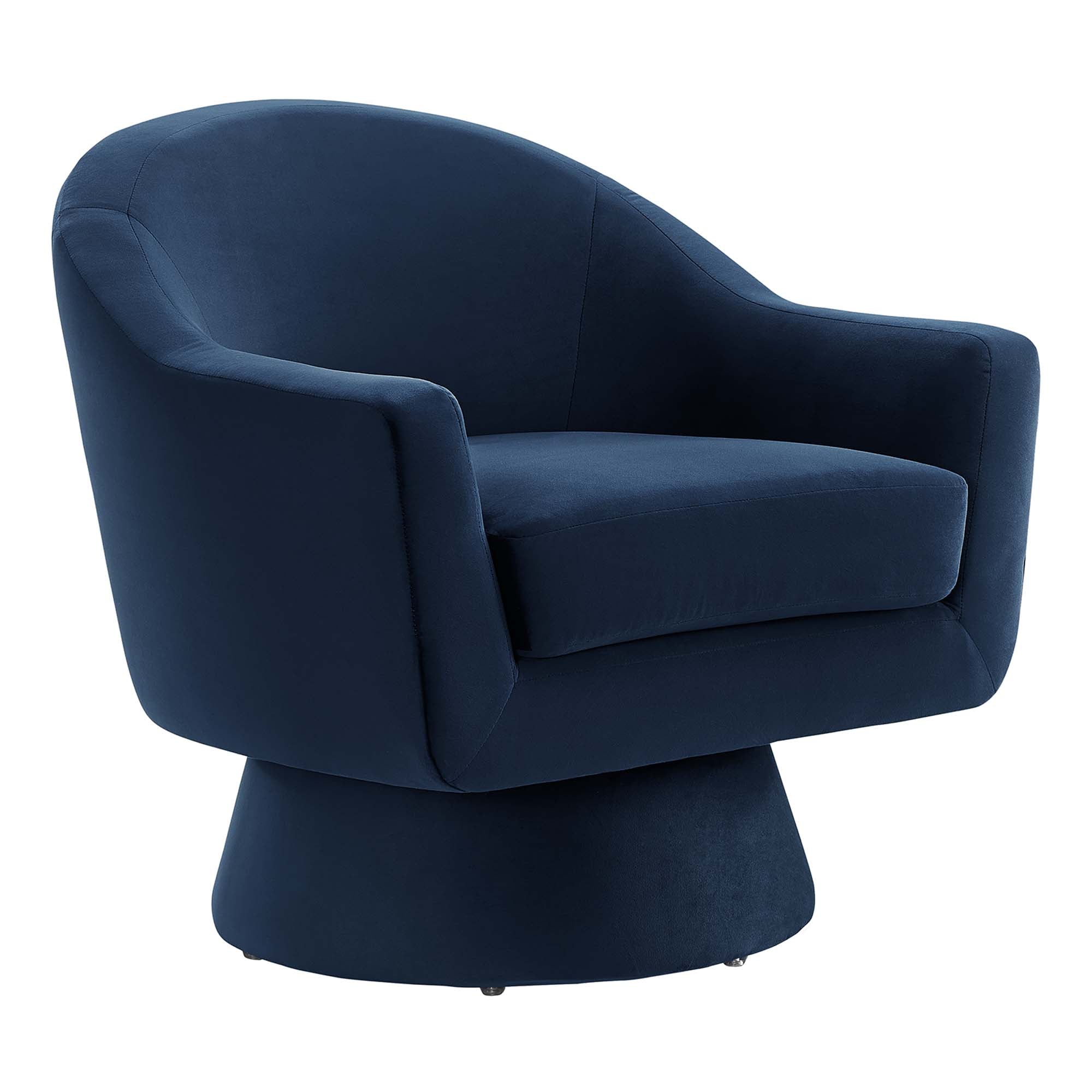 Astral Performance Velvet Fabric and Wood Swivel Chair by Modway - Best Buy Furniture
