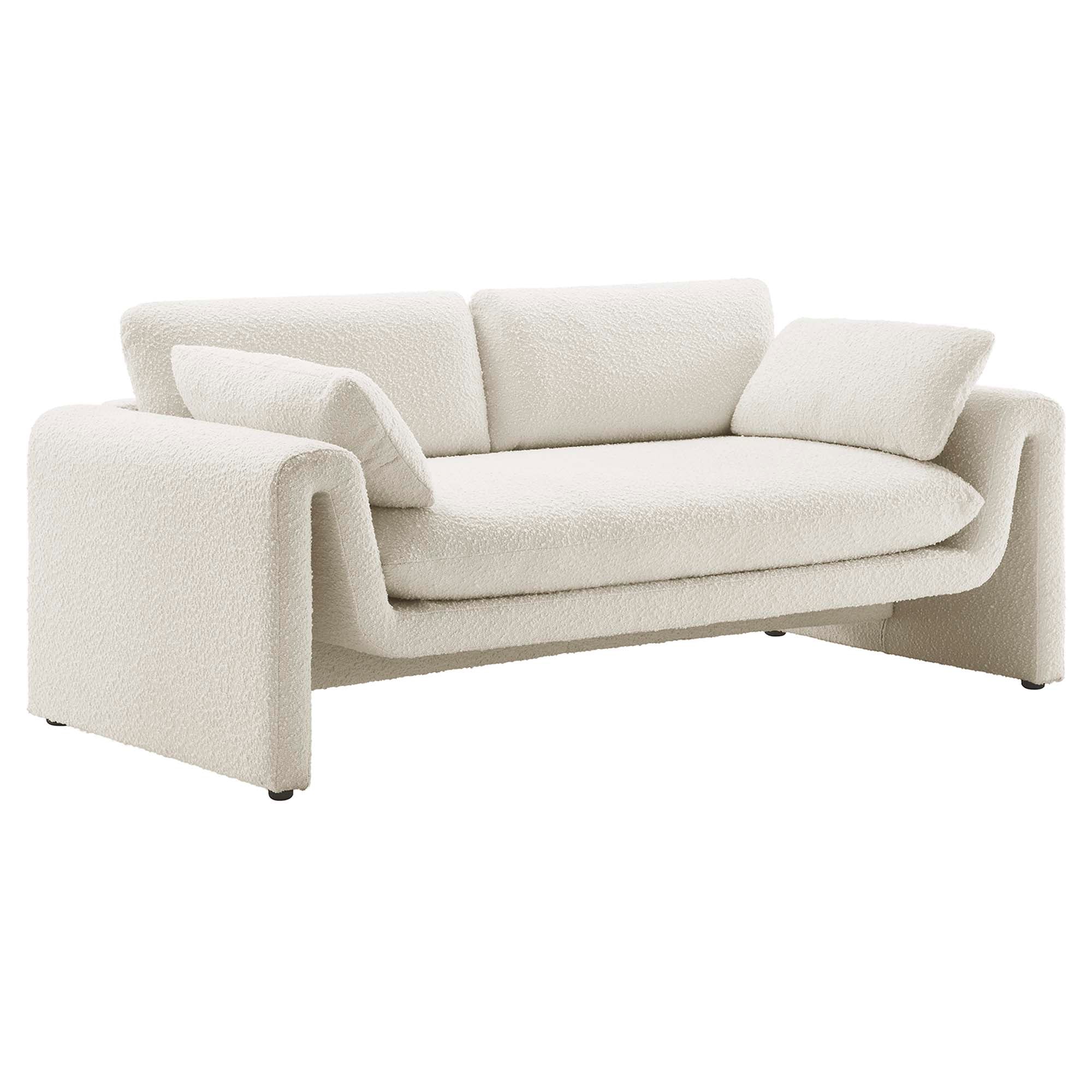 Waverly Boucle Fabric Sofa by Modway - Best Buy Furniture