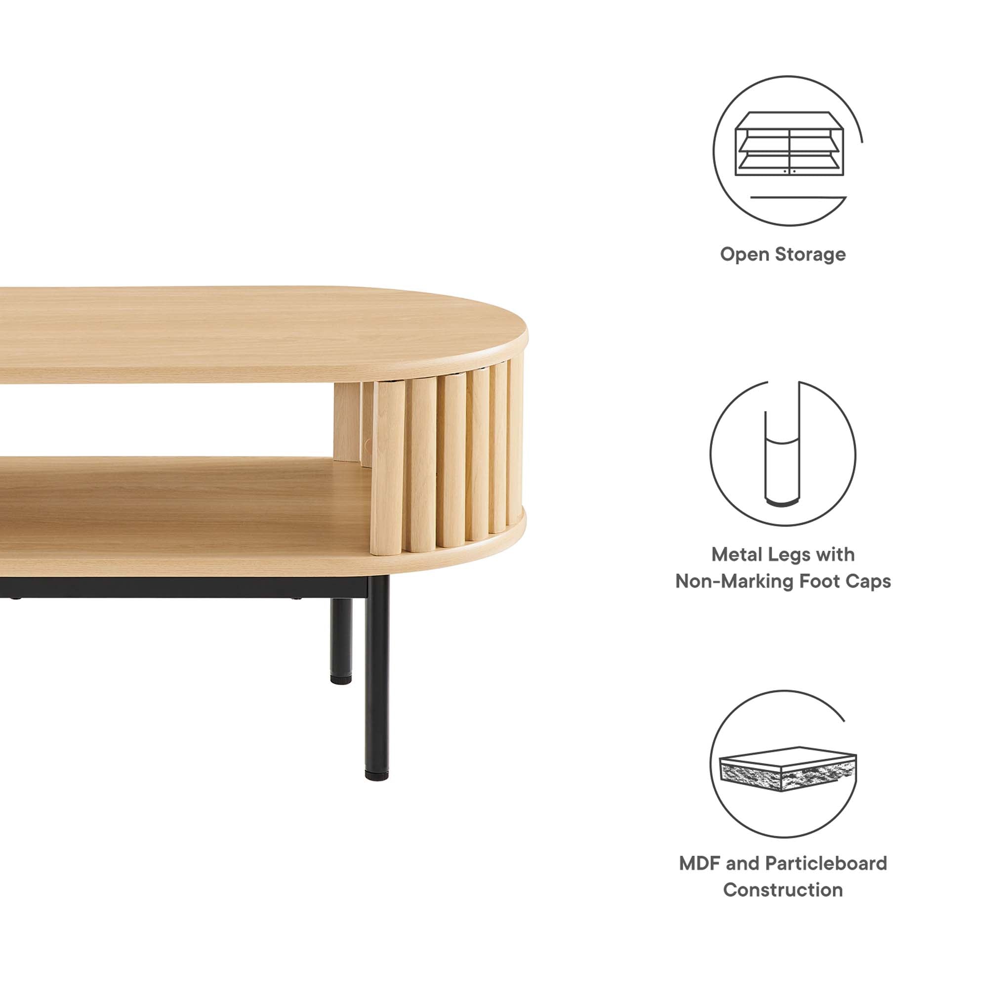 Fortitude Wood Coffee Table by Modway - Best Buy Furniture