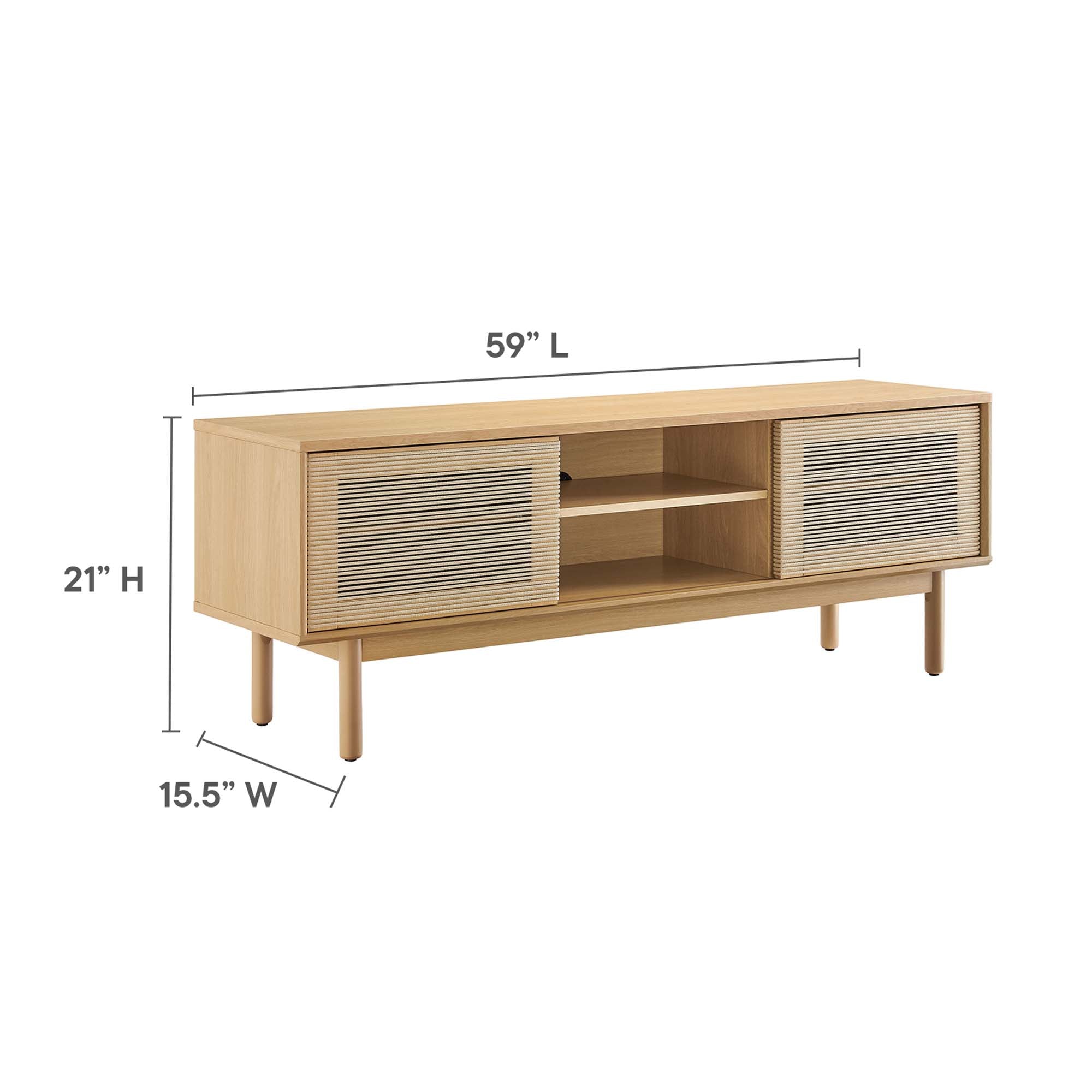 Milo 59" TV Stand - Best Buy Furniture