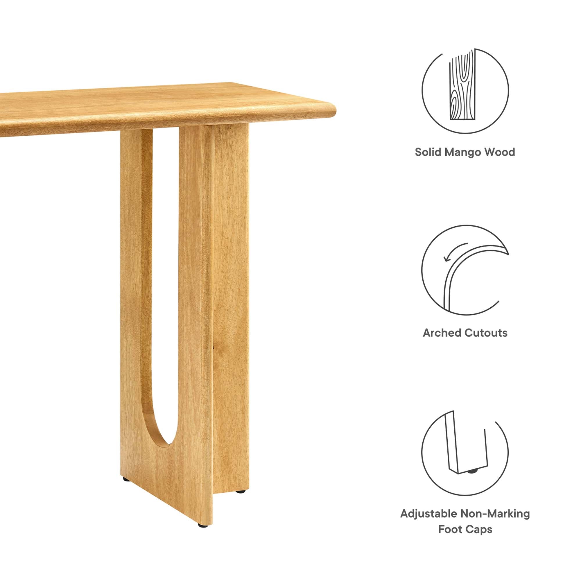 Rivian 46" Console Table by Modway - Best Buy Furniture