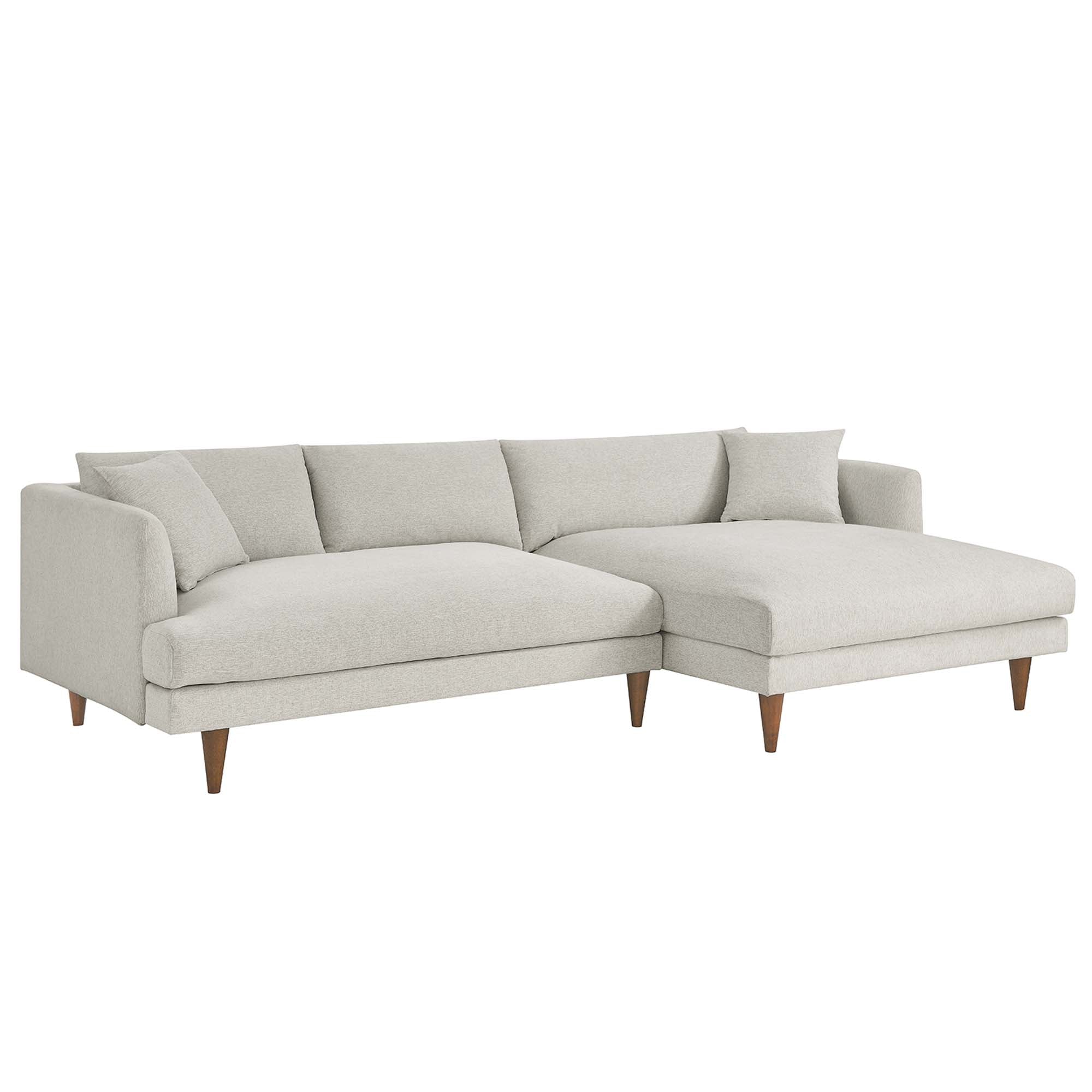 Zoya Right-Facing Down Filled Overstuffed Sectional Sofa by Modway - Best Buy Furniture
