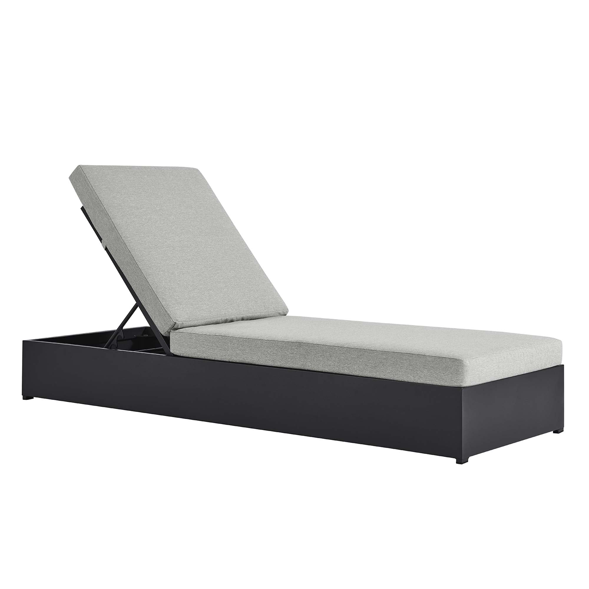 Tahoe Outdoor Patio Powder-Coated Aluminum Chaise Lounge Chair by Modway - Best Buy Furniture