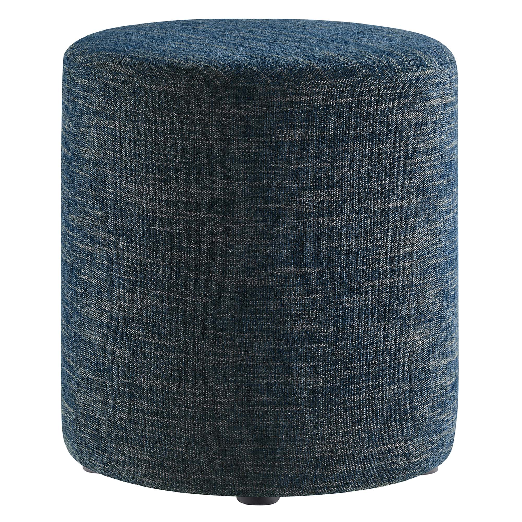 Callum 16" Round Woven Heathered Fabric Upholstered Ottoman by Modway - Best Buy Furniture