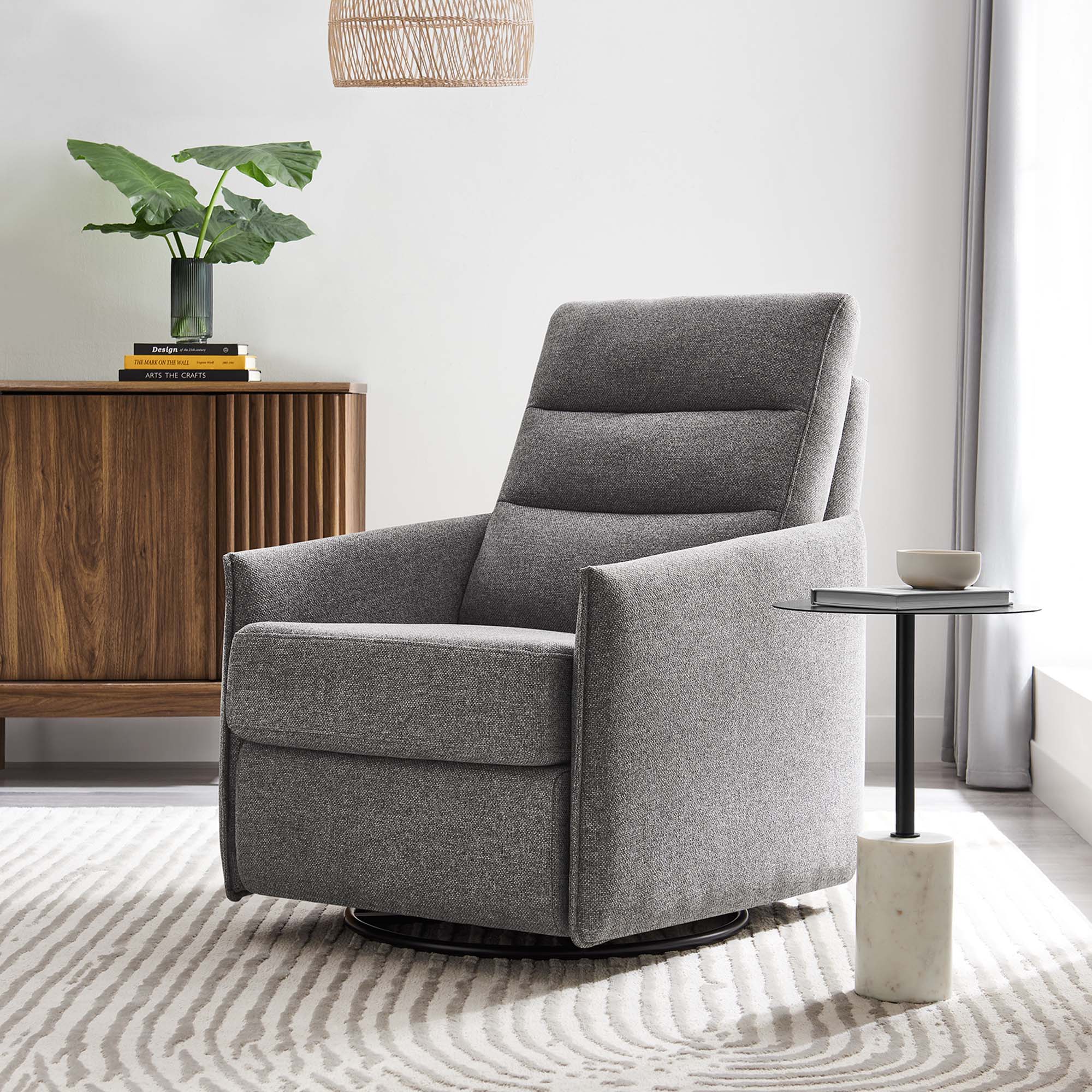 Etta Upholstered Fabric Lounge Chair - Best Buy Furniture