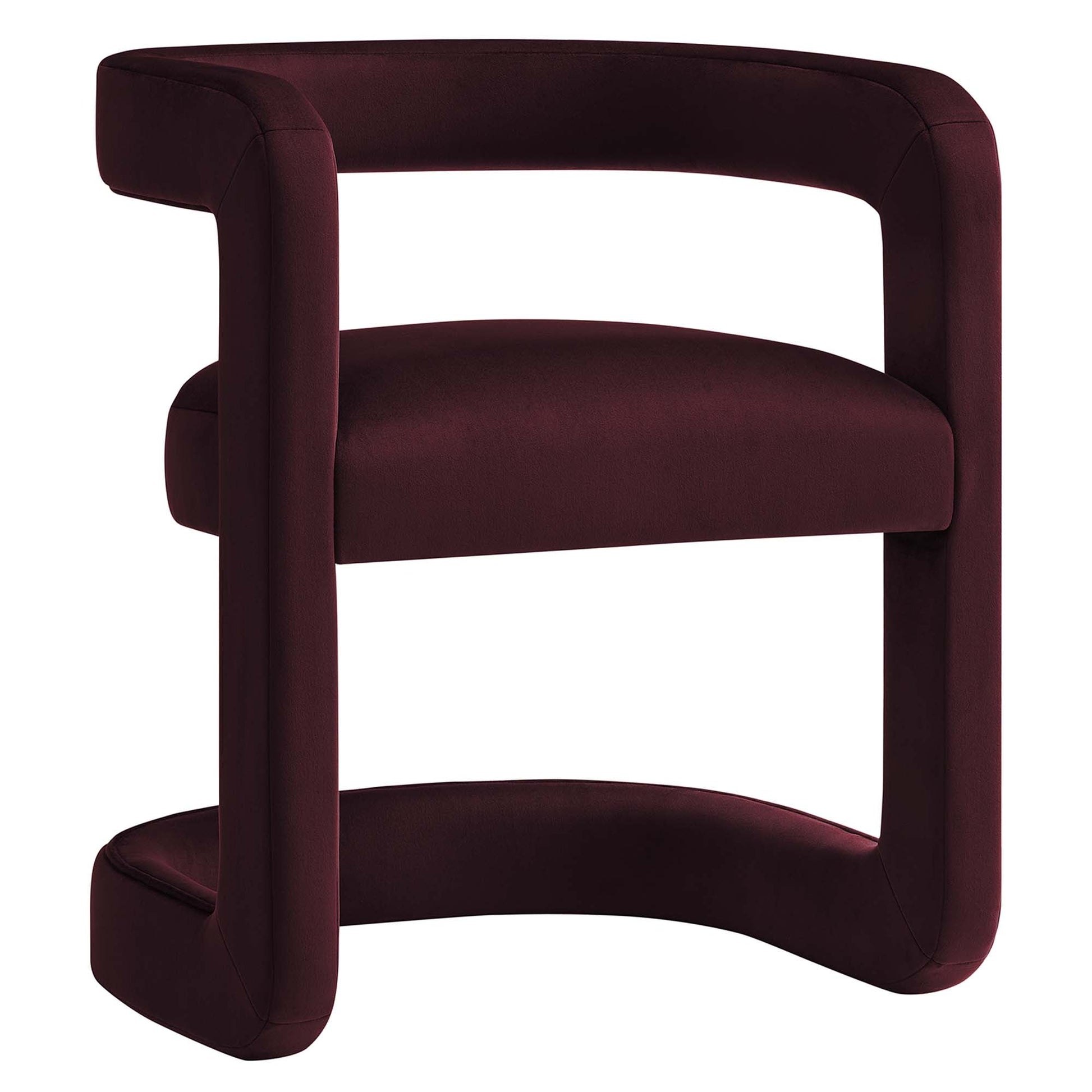 Winslow Performance Velvet Barrel Accent Chair - Best Buy Furniture