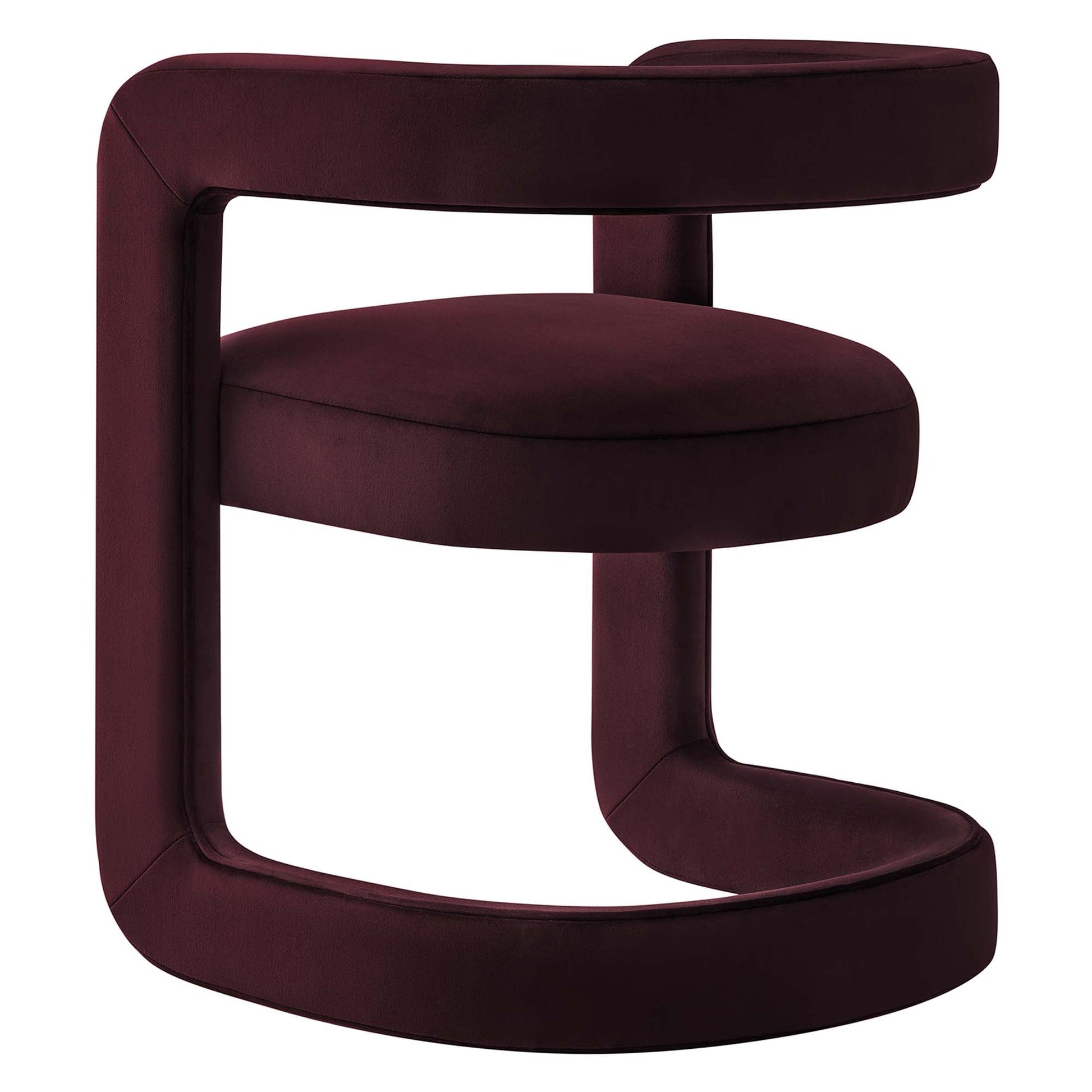 Winslow Performance Velvet Barrel Accent Chair - Best Buy Furniture