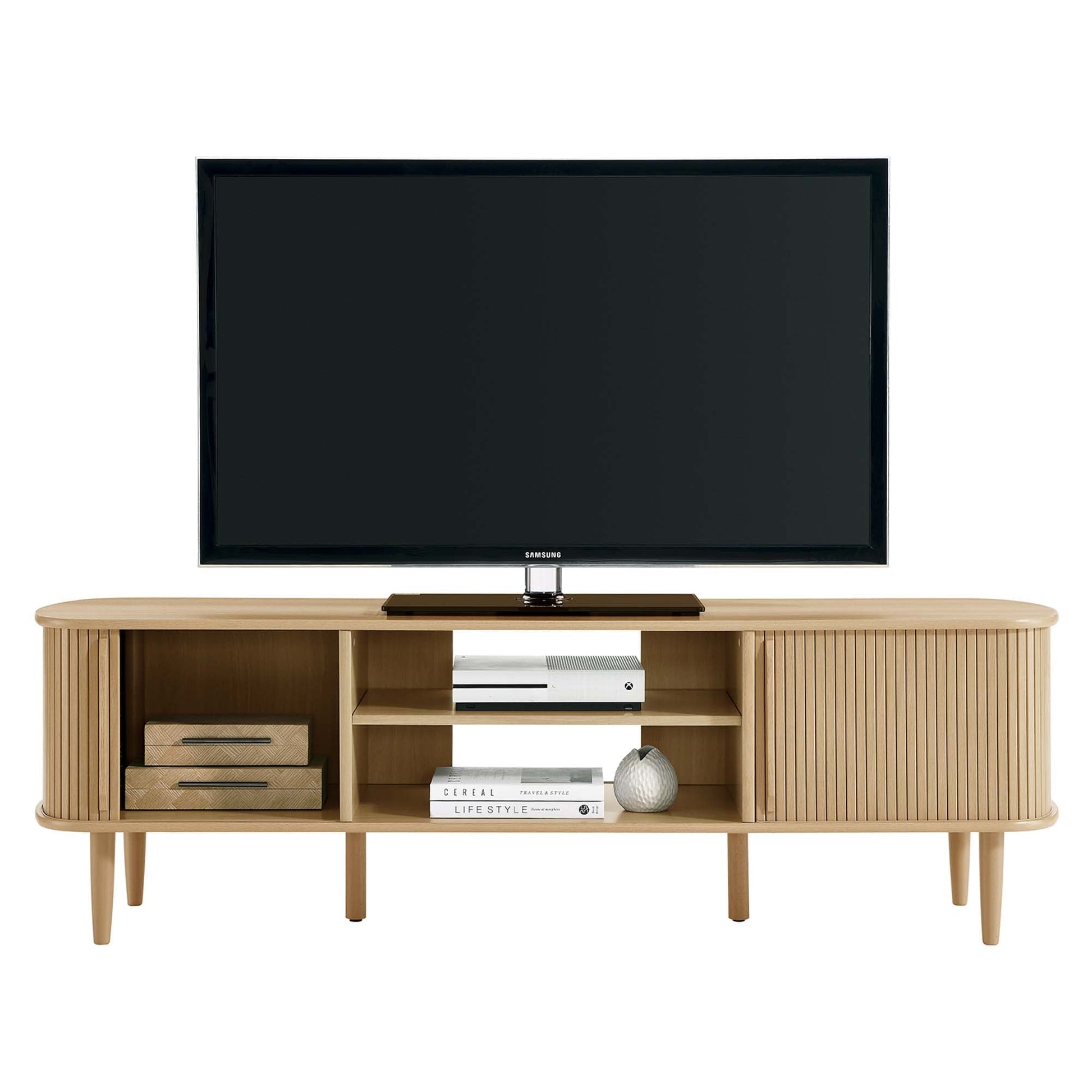 Contour 63" Wood TV Stand - Best Buy Furniture