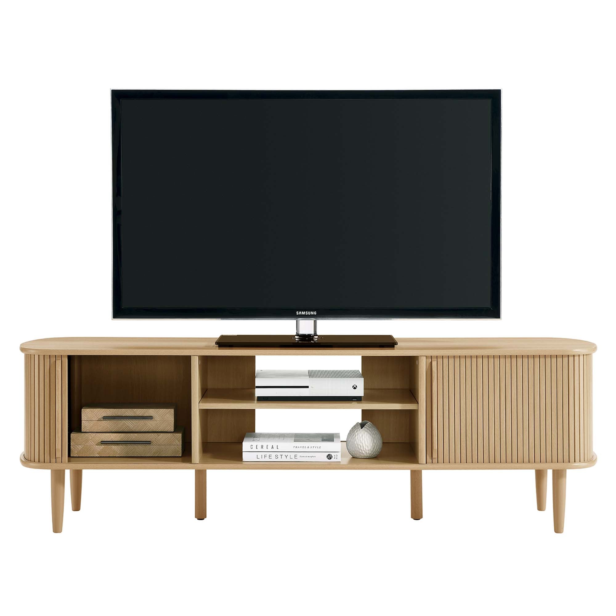Contour 63" Wood TV Stand - Best Buy Furniture