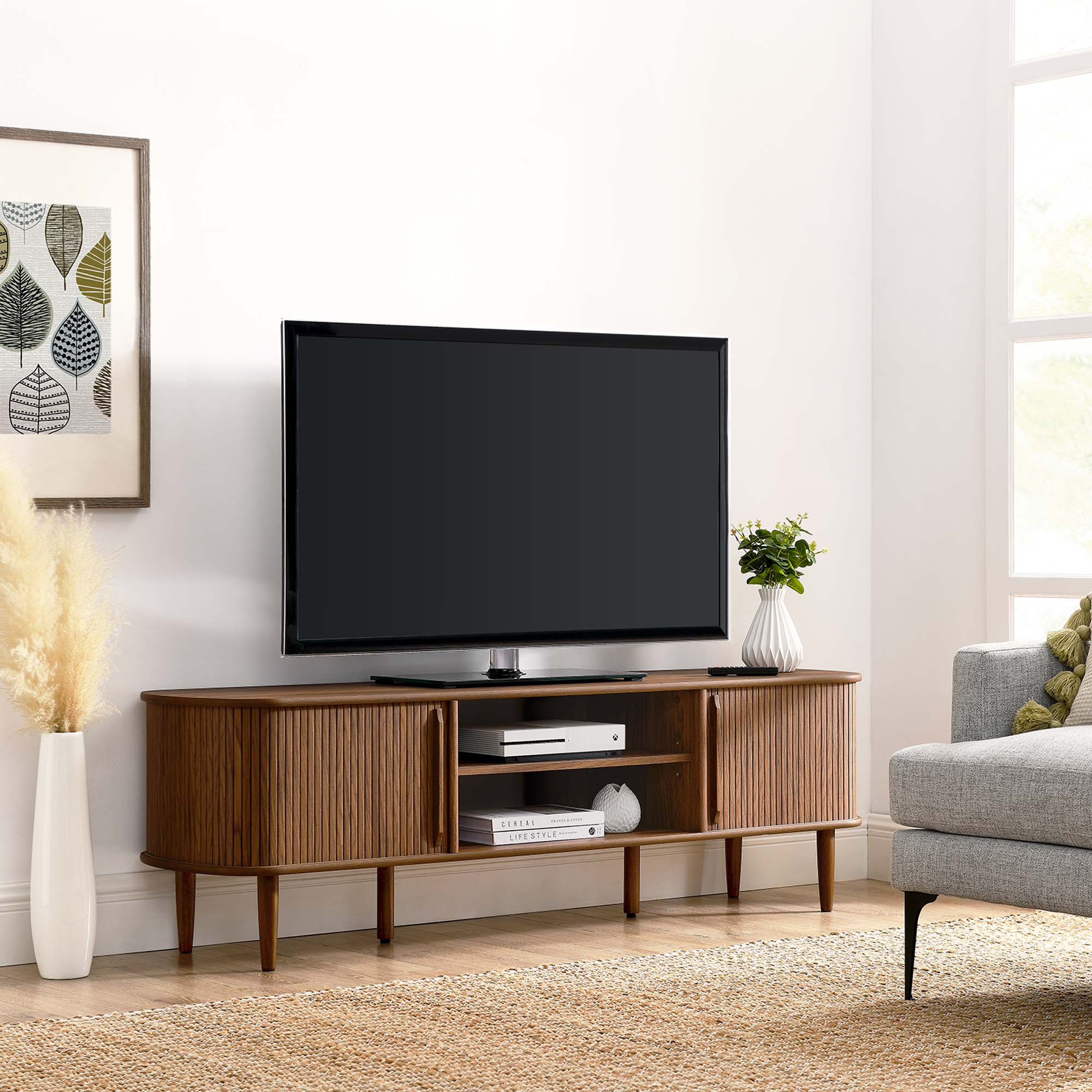 Contour 63" Wood TV Stand - Best Buy Furniture