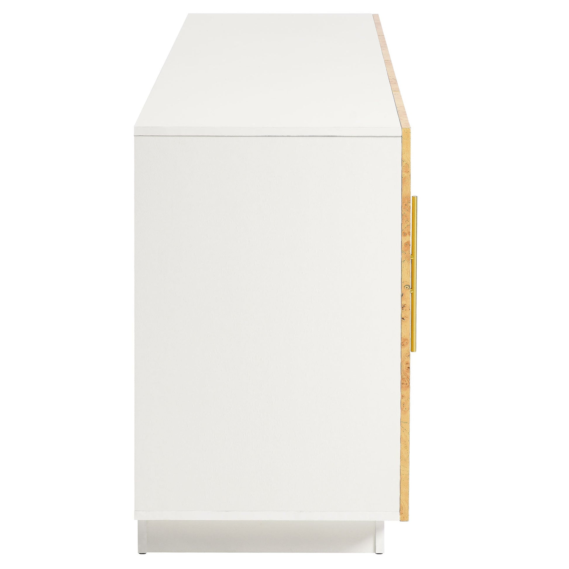 Abel 69 Inch Burl Wood Sideboard Buffet TV Stand - Best Buy Furniture