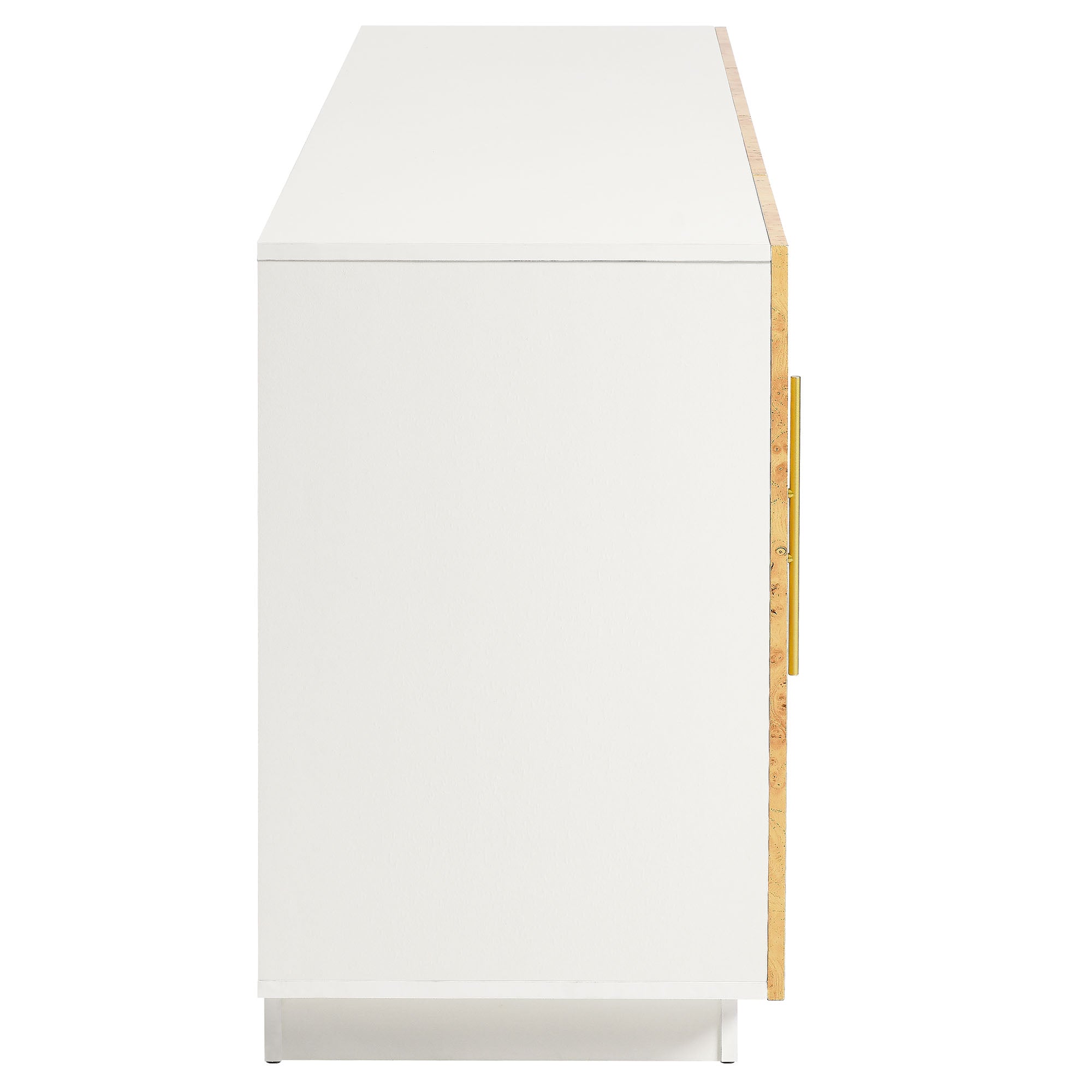 Abel 69 Inch Burl Wood Sideboard Buffet TV Stand - Best Buy Furniture