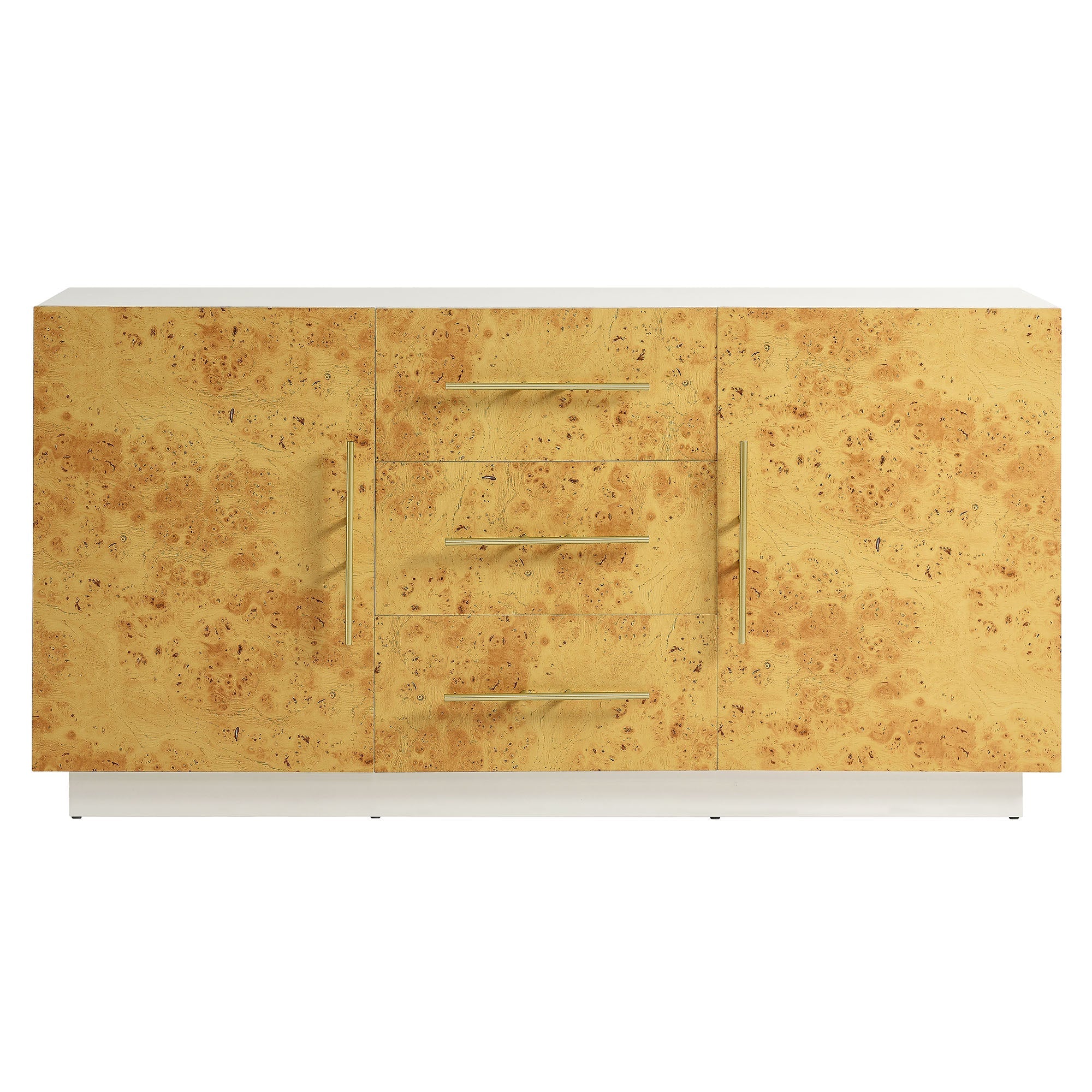 Abel 59 Inch Burl Wood Sideboard Buffet TV Stand - Best Buy Furniture