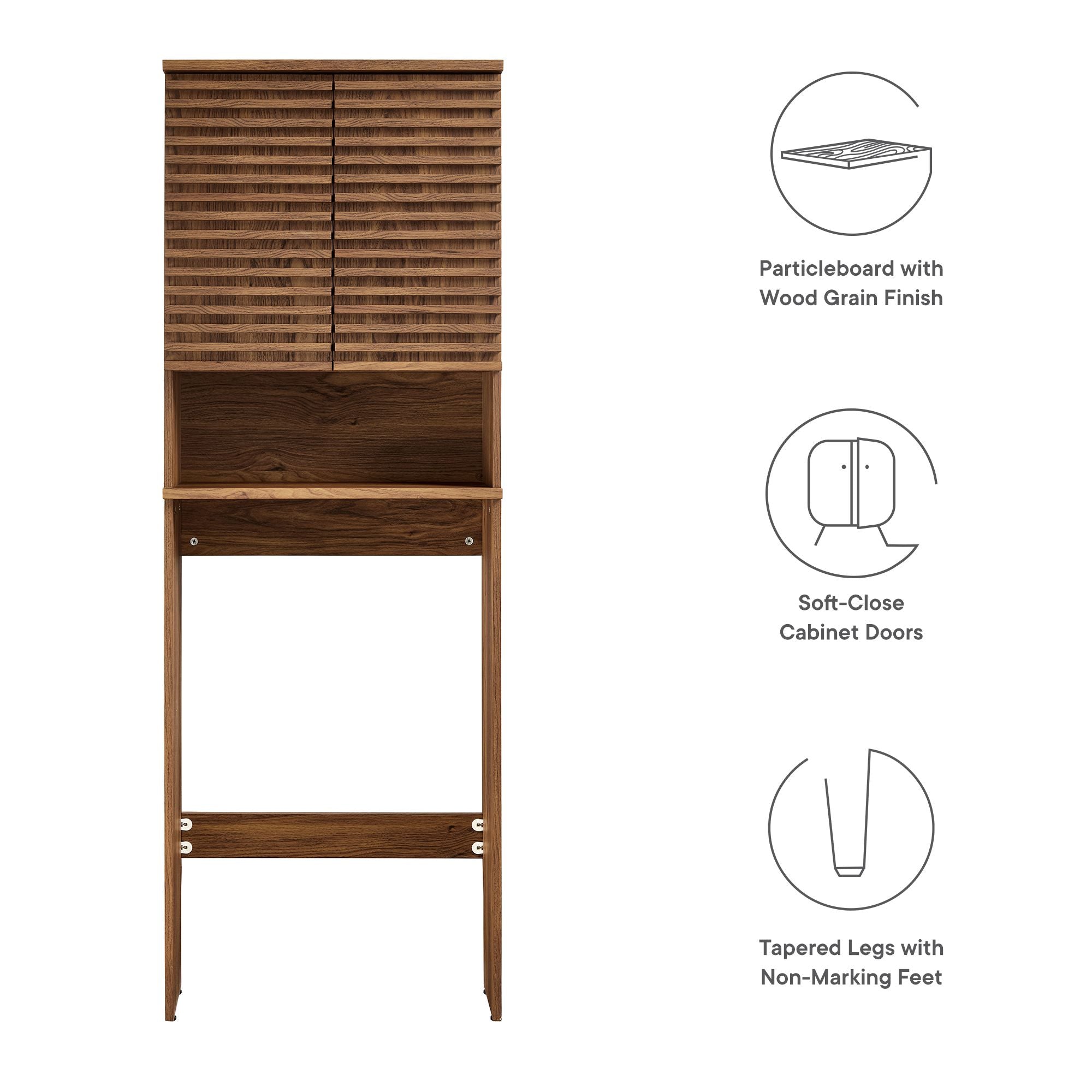 Render Over the Toilet Bathroom Storage Cabinet by Modway - Best Buy Furniture
