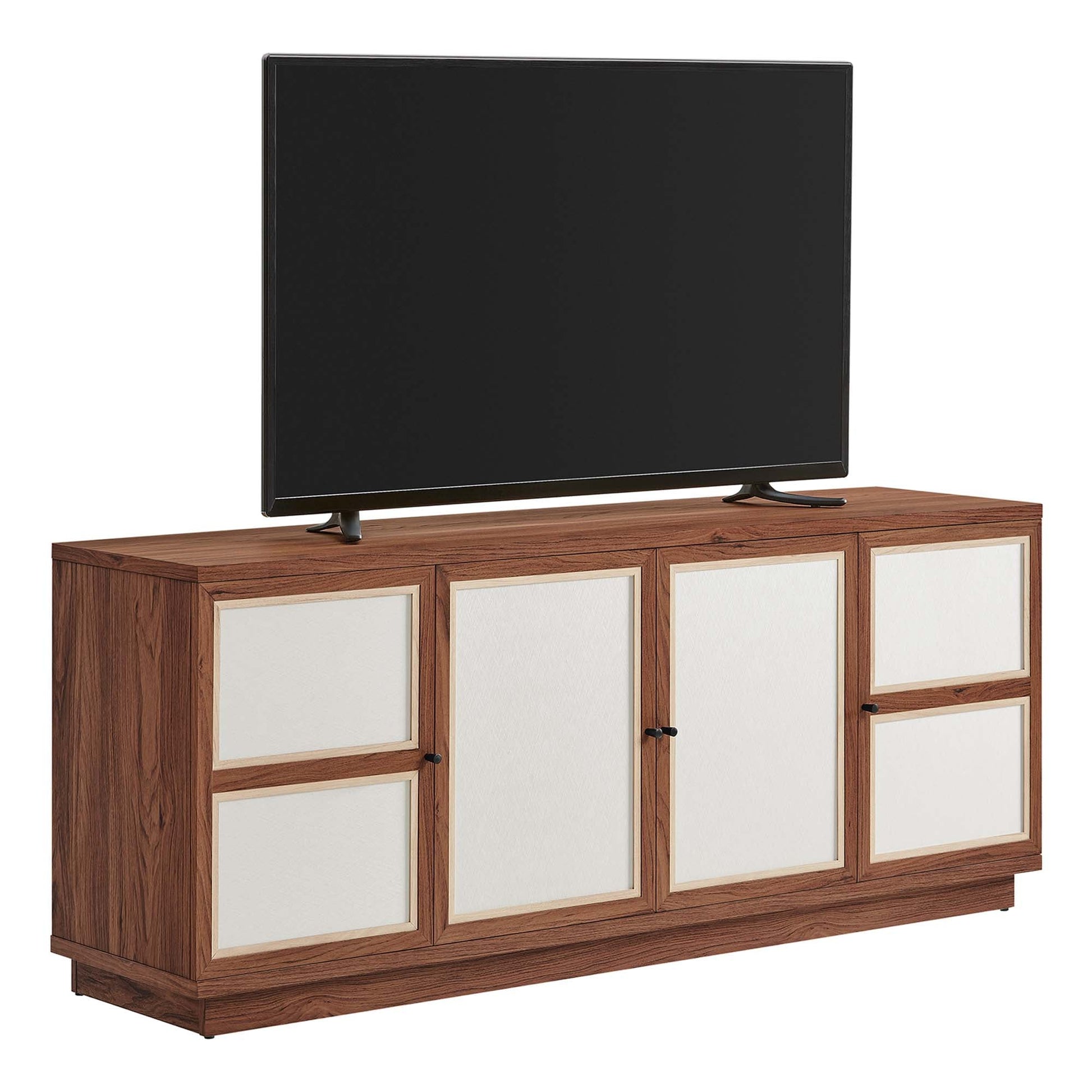 Capri 63" Wood Grain TV Console - Best Buy Furniture