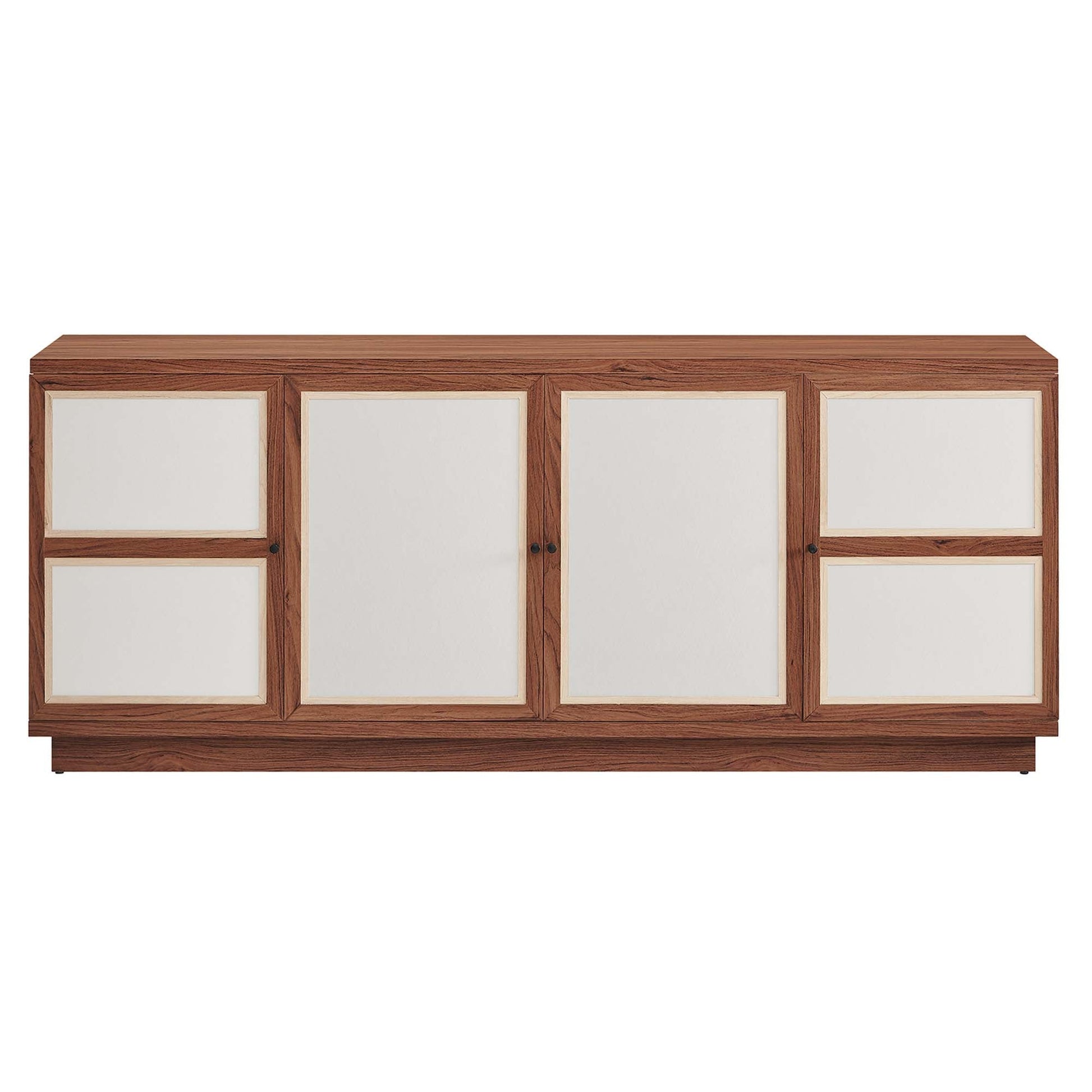 Capri 63" Wood Grain TV Console - Best Buy Furniture