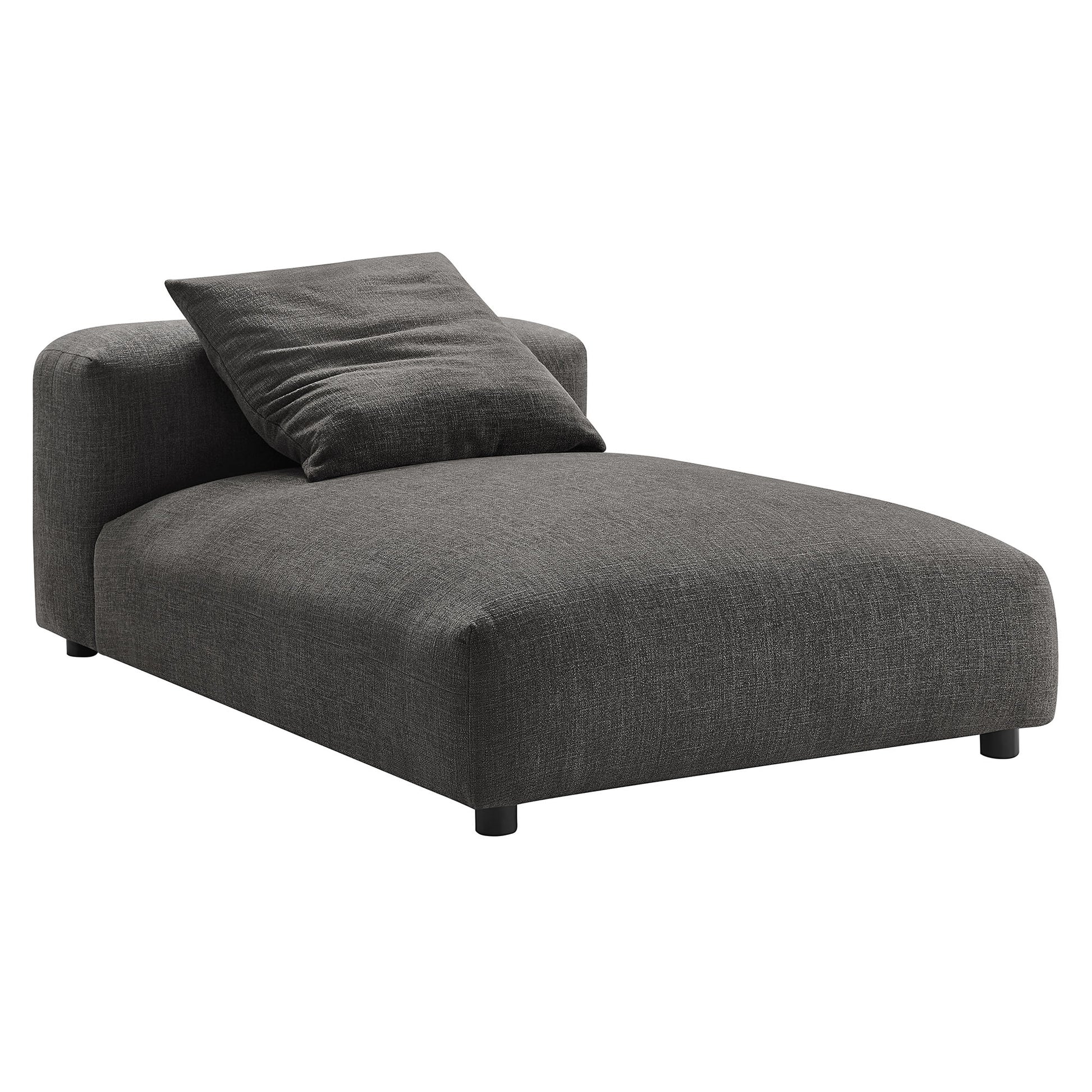 Solace Modular Upholstered Fabric Armless Chaise Lounge - Best Buy Furniture