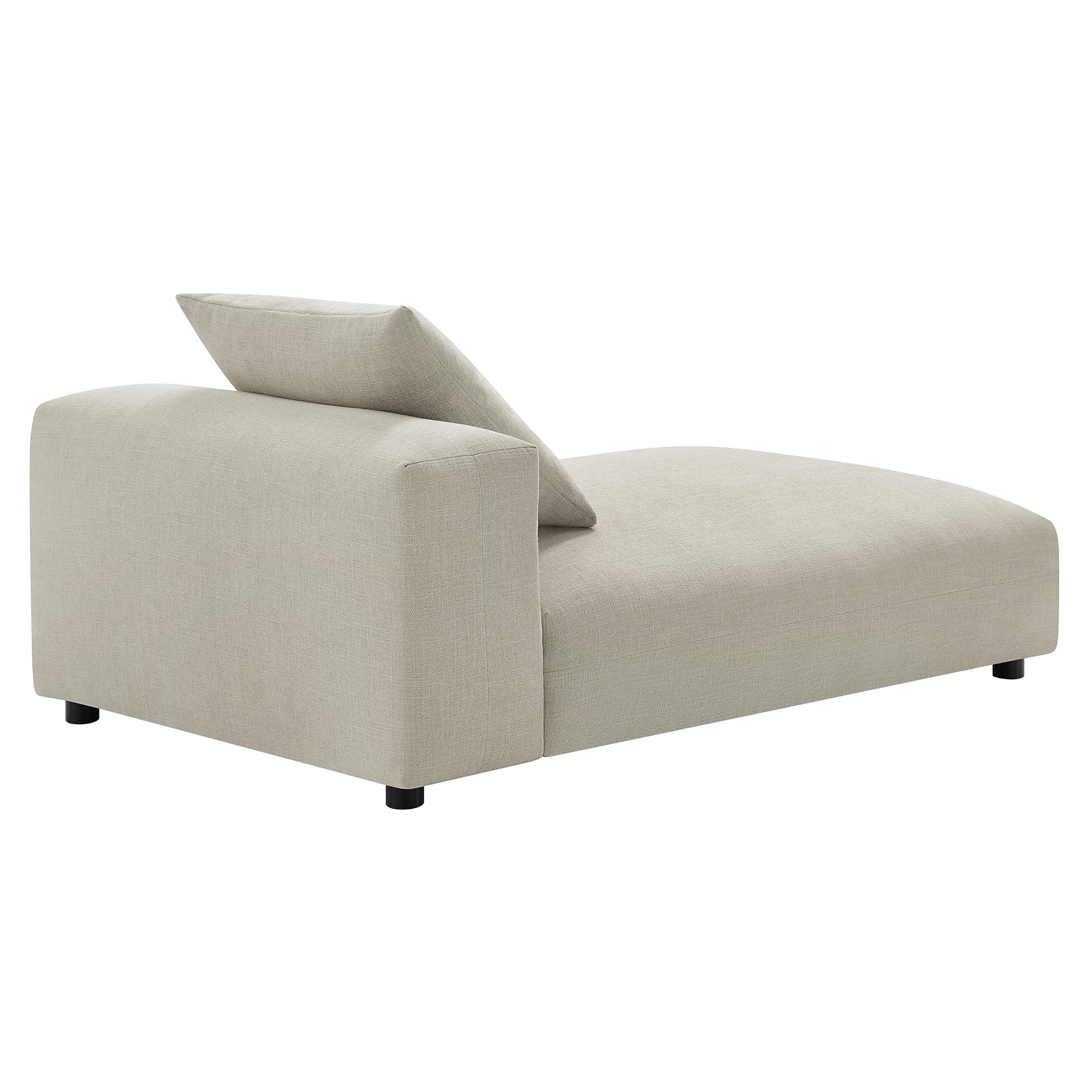 Solace Modular Upholstered Fabric Armless Chaise Lounge - Best Buy Furniture