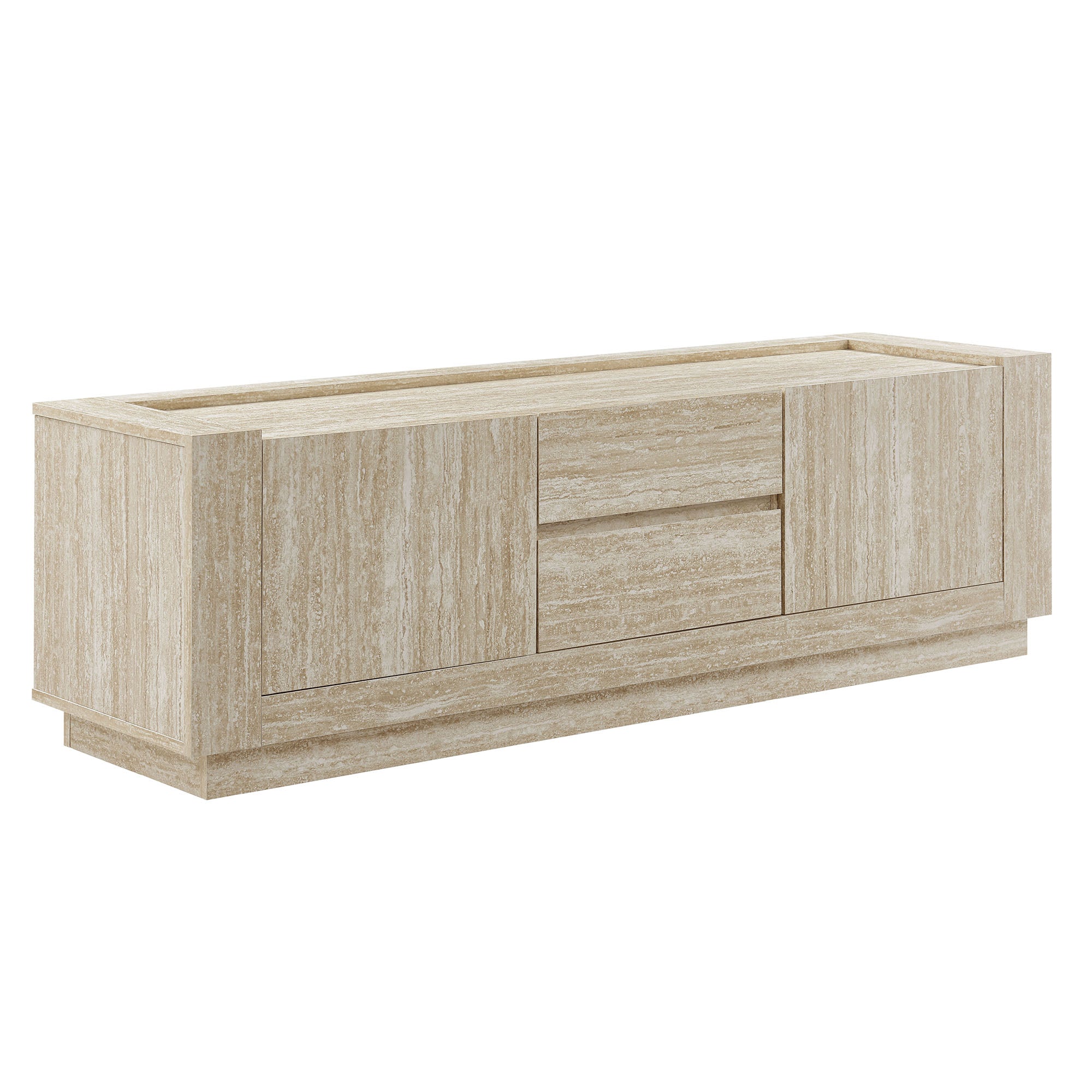 Hollis 59" Travertine TV Stand - Best Buy Furniture