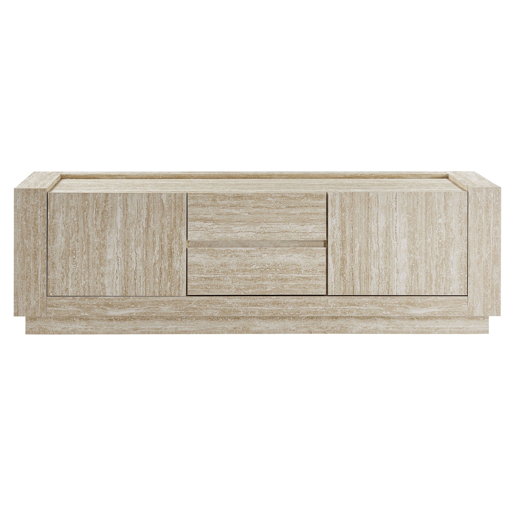 Hollis 59" Travertine TV Stand - Best Buy Furniture