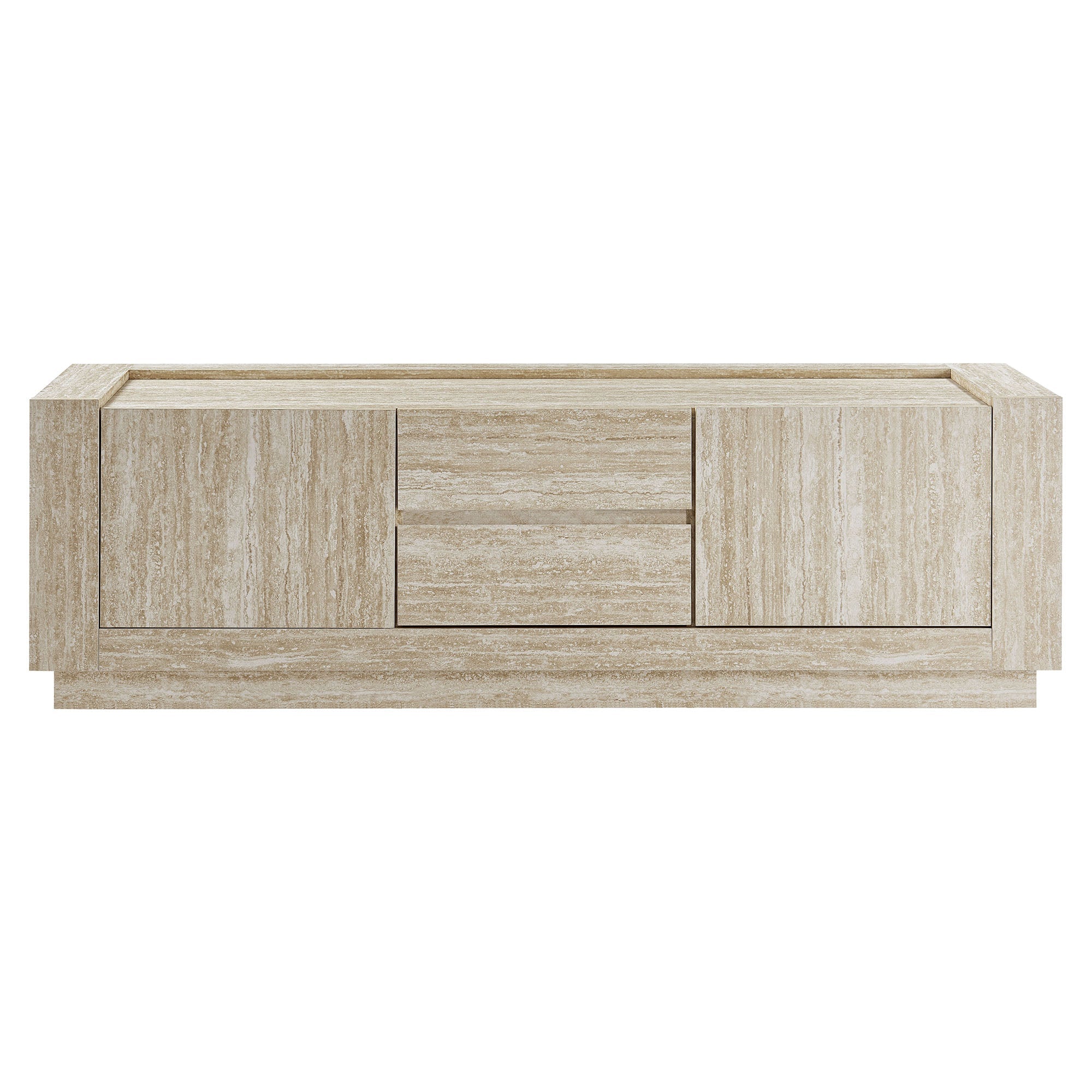 Hollis 59" Travertine TV Stand - Best Buy Furniture