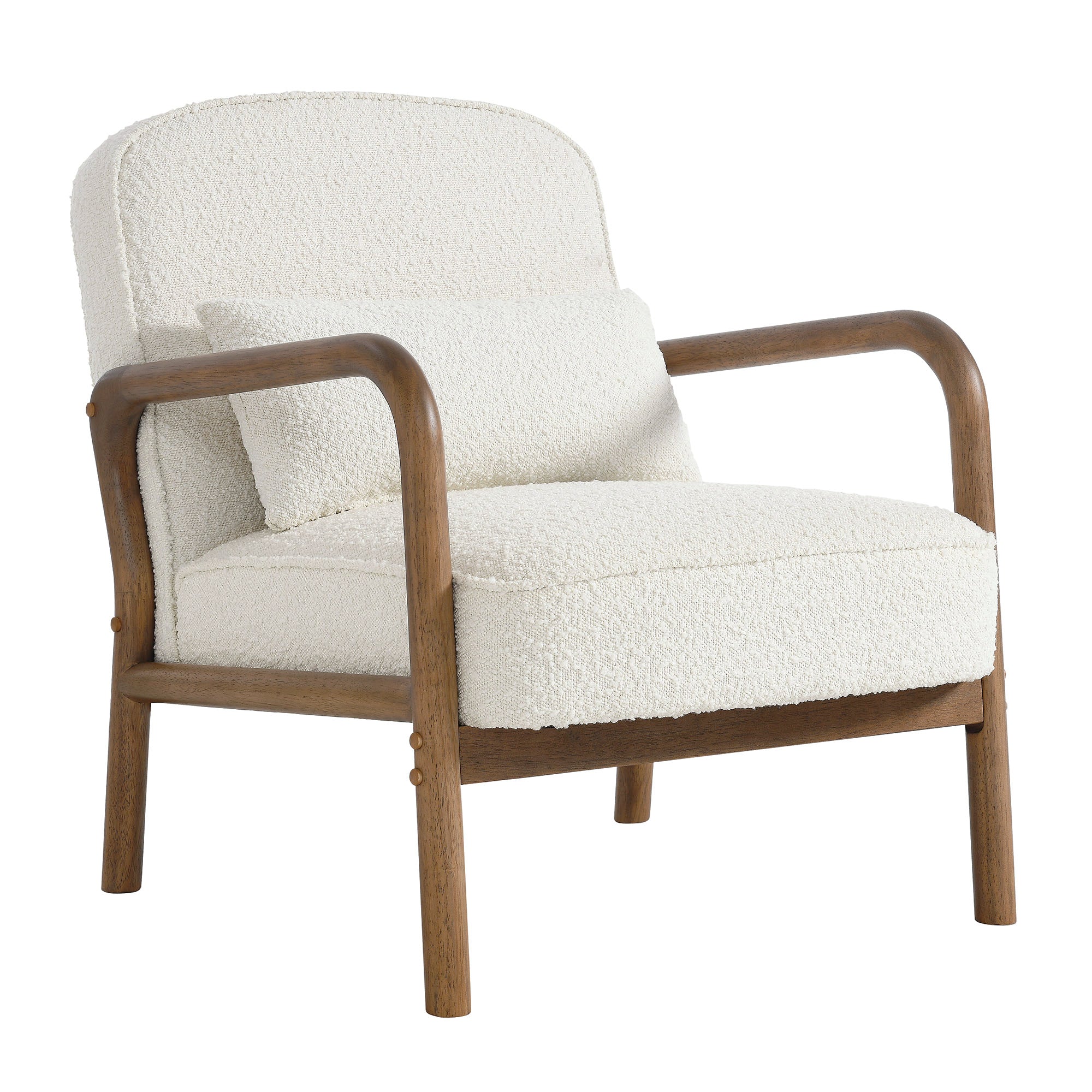 Charlie Boucle Upholstered Armchair - Best Buy Furniture