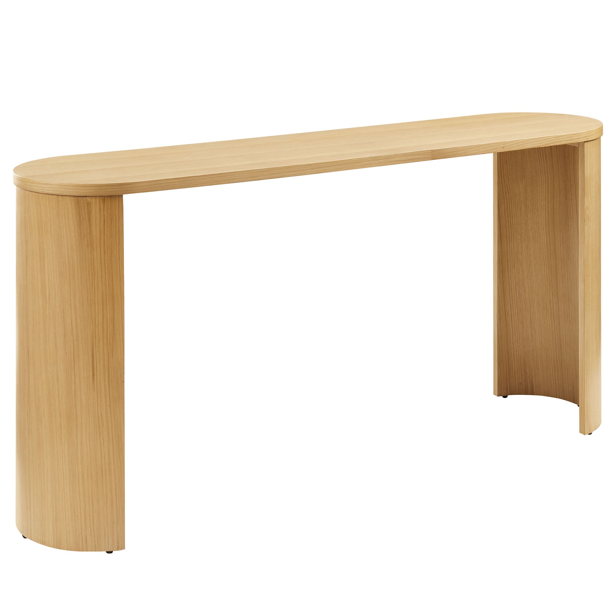 Aspect Oval Wood Entryway Console Table by Modway - Best Buy Furniture
