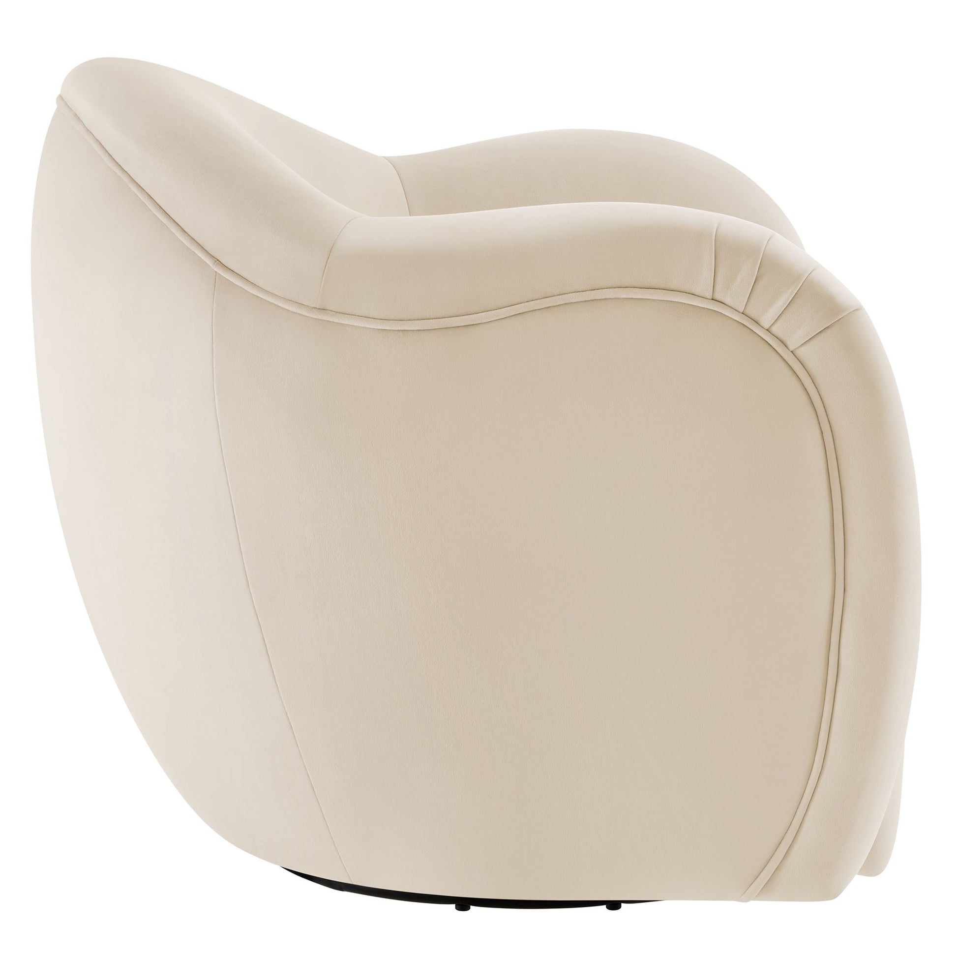 Compose Performance Velvet Swivel Armchair - Best Buy Furniture