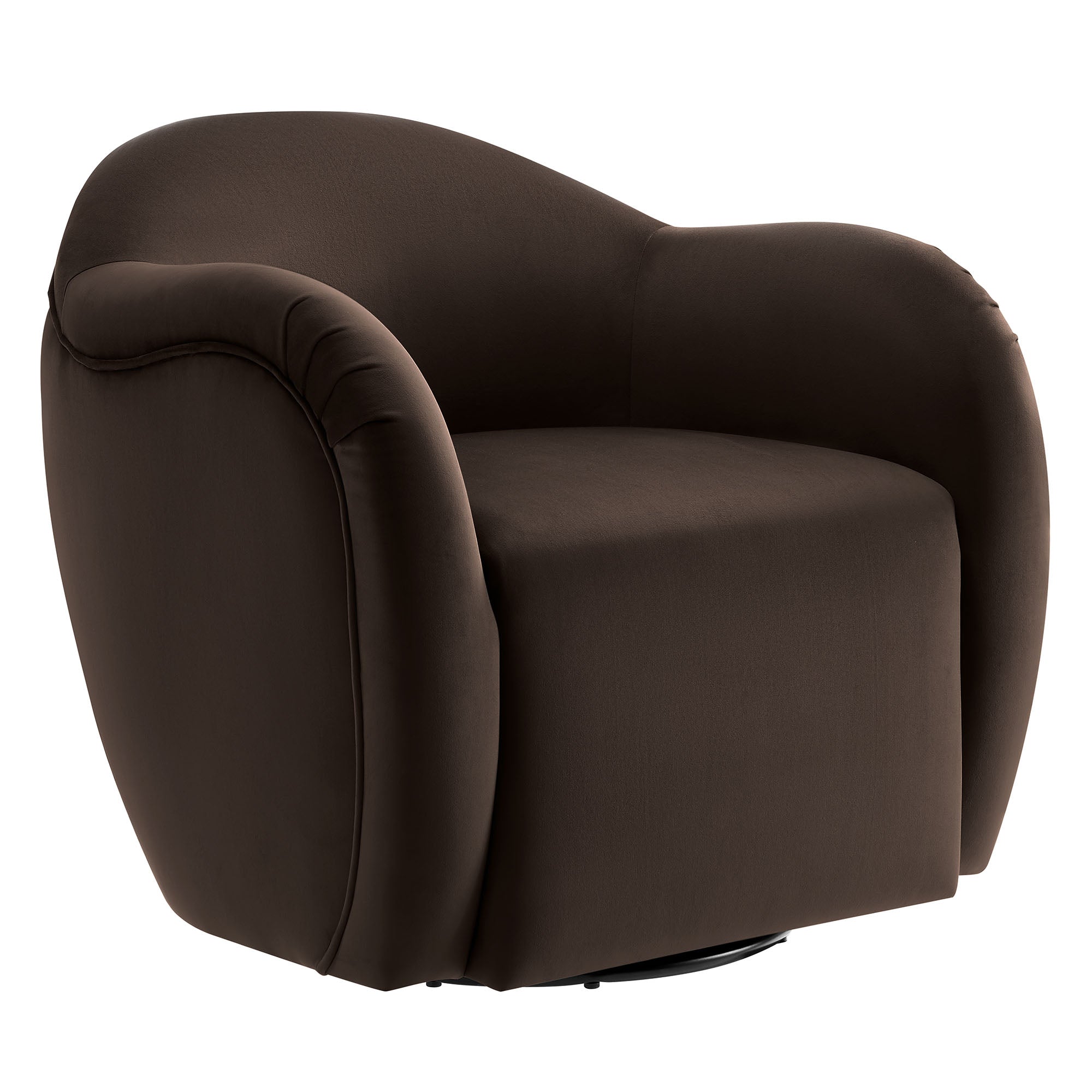 Compose Performance Velvet Swivel Armchair - Best Buy Furniture