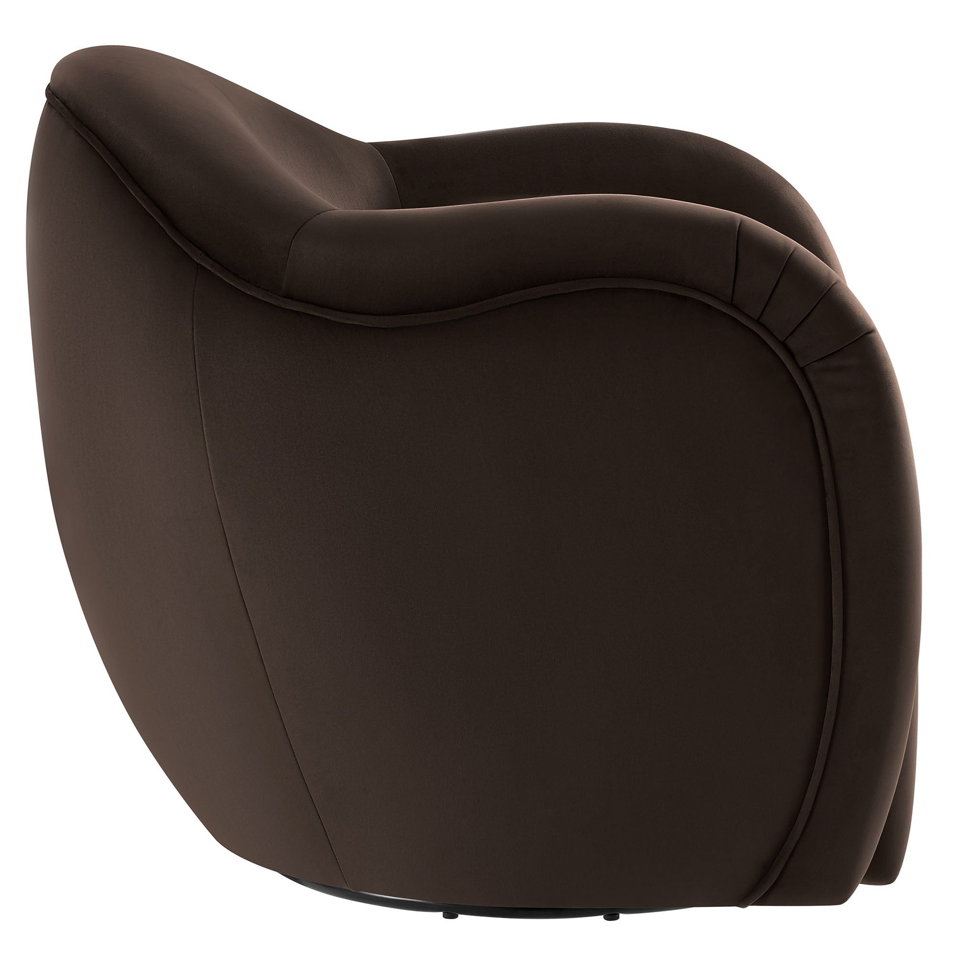 Compose Performance Velvet Swivel Armchair - Best Buy Furniture