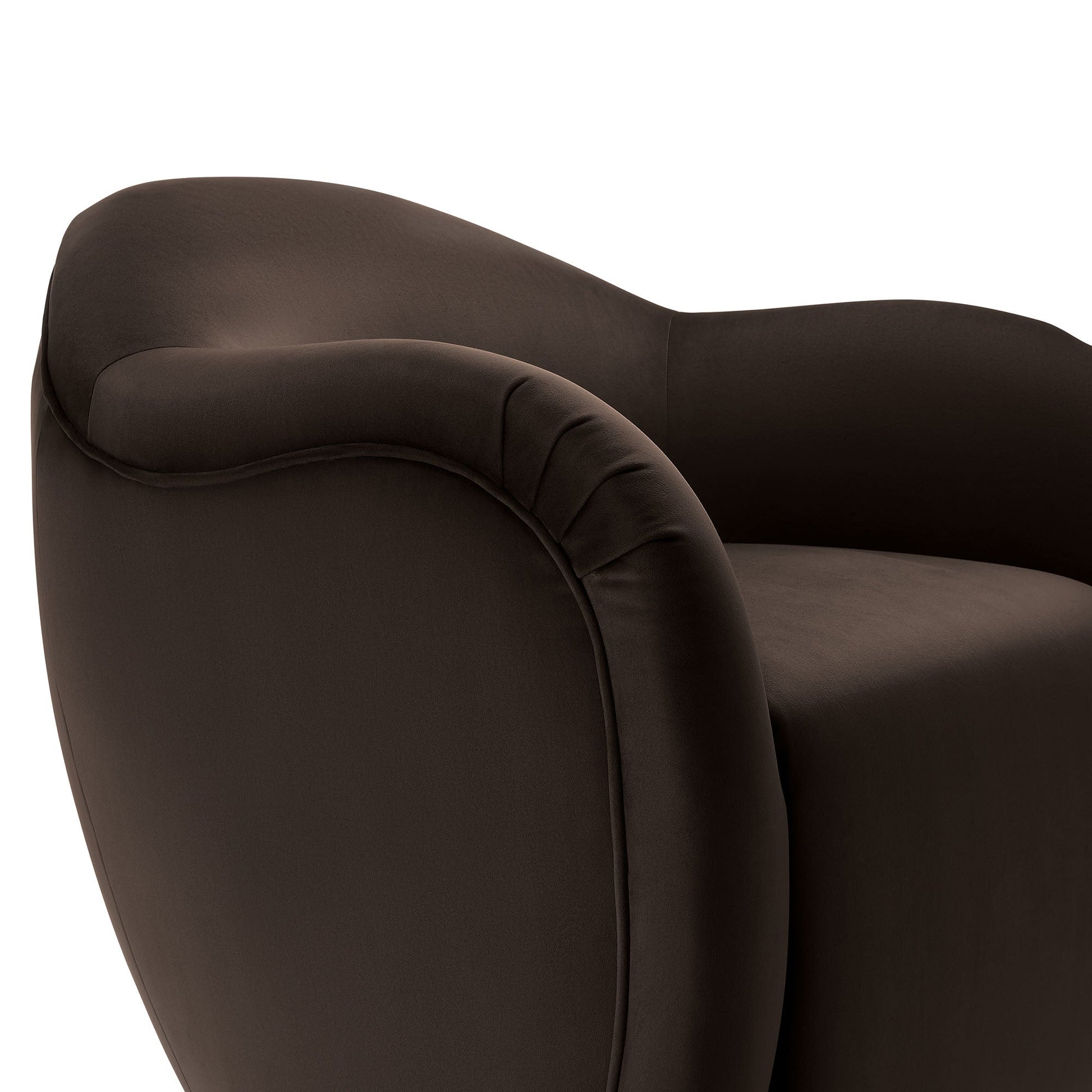 Compose Performance Velvet Swivel Armchair - Best Buy Furniture
