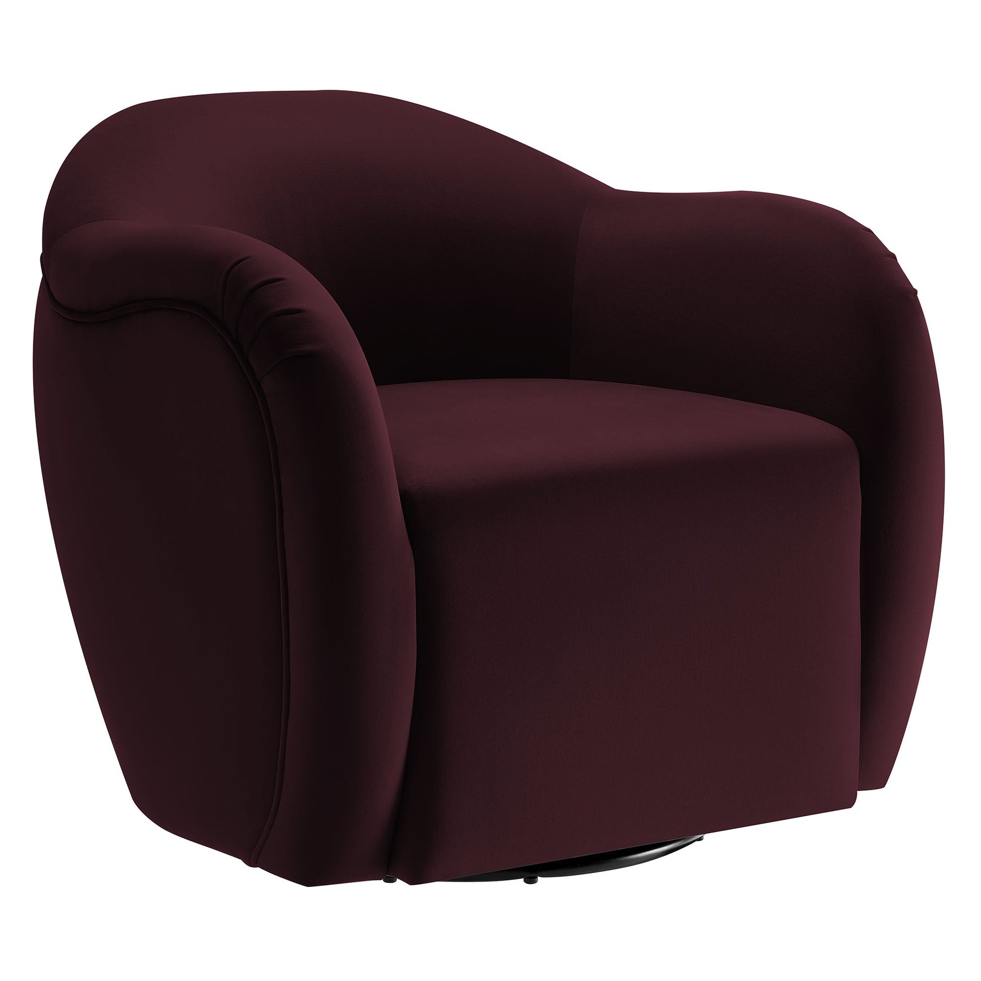 Compose Performance Velvet Swivel Armchair - Best Buy Furniture