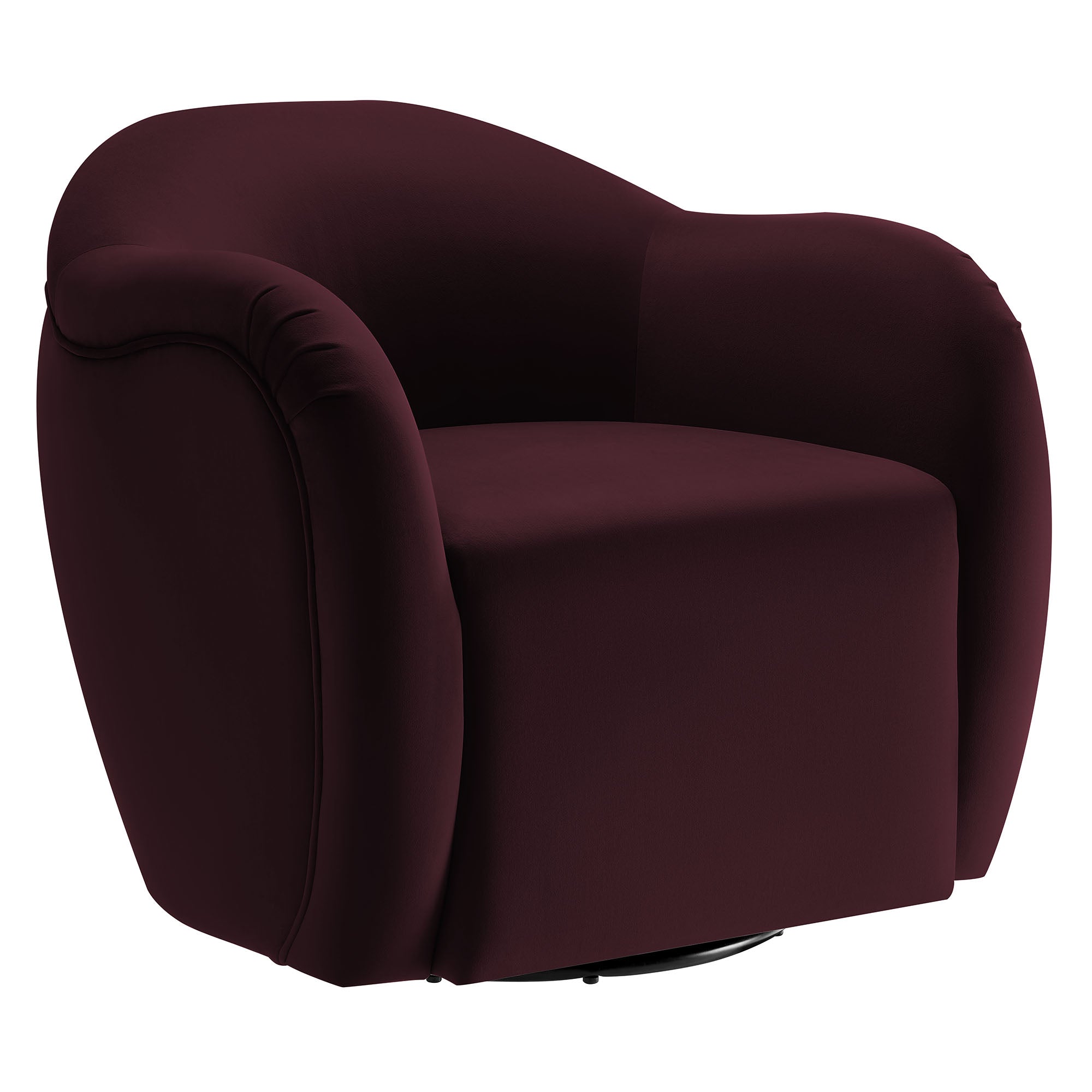 Compose Performance Velvet Swivel Armchair - Best Buy Furniture