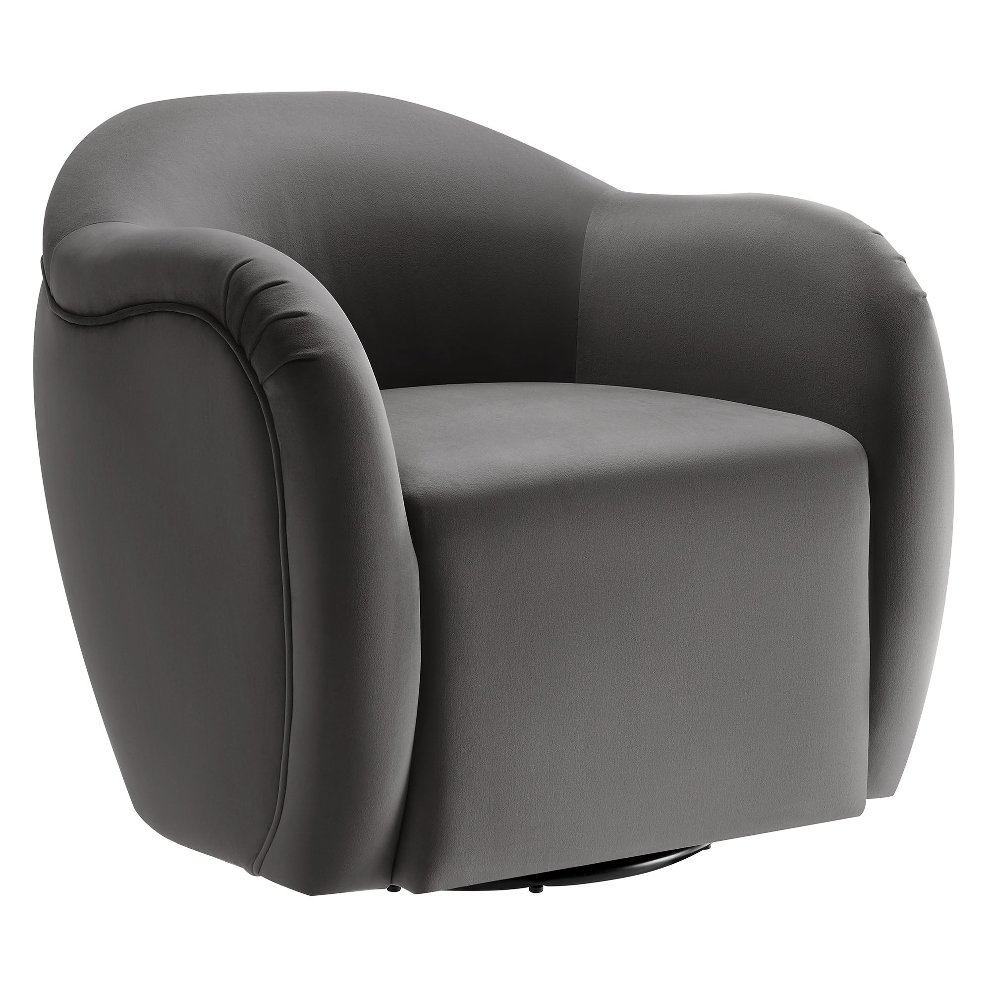 Compose Performance Velvet Swivel Armchair - Best Buy Furniture