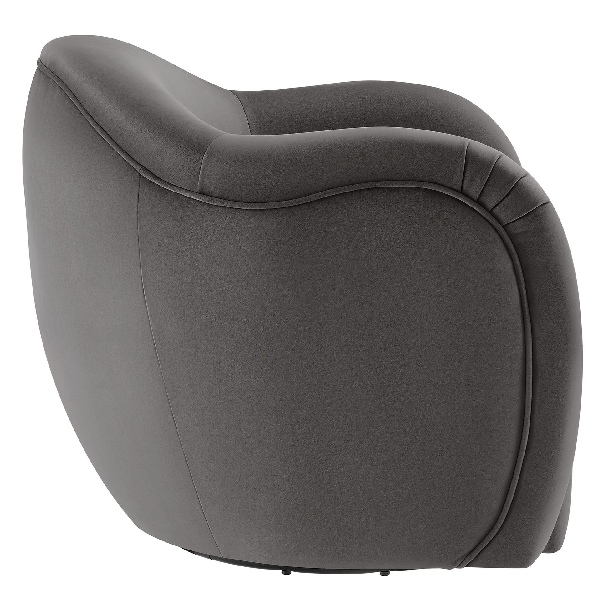 Compose Performance Velvet Swivel Armchair - Best Buy Furniture