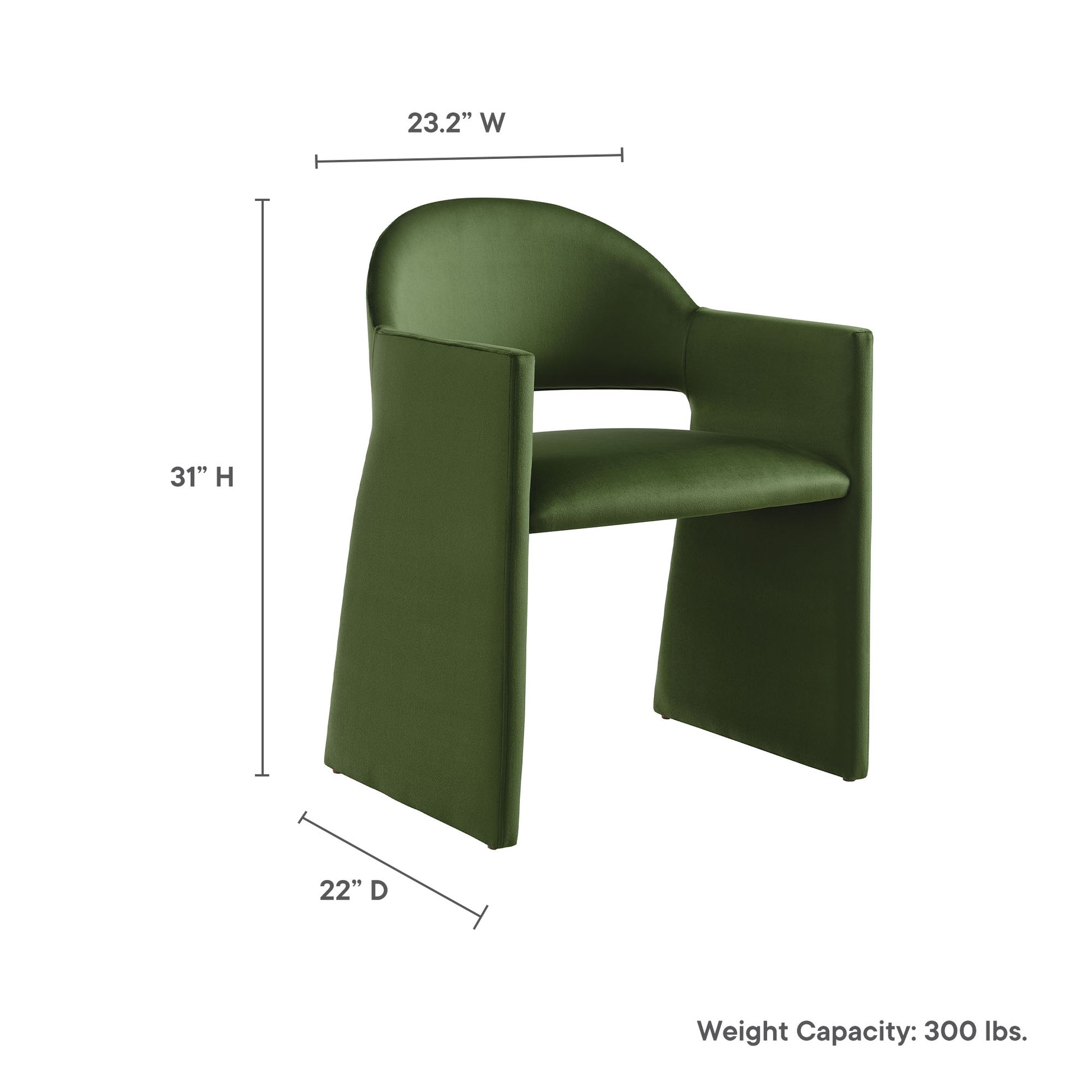 Talia Performance Velvet Dining Armchair by Modway - Best Buy Furniture