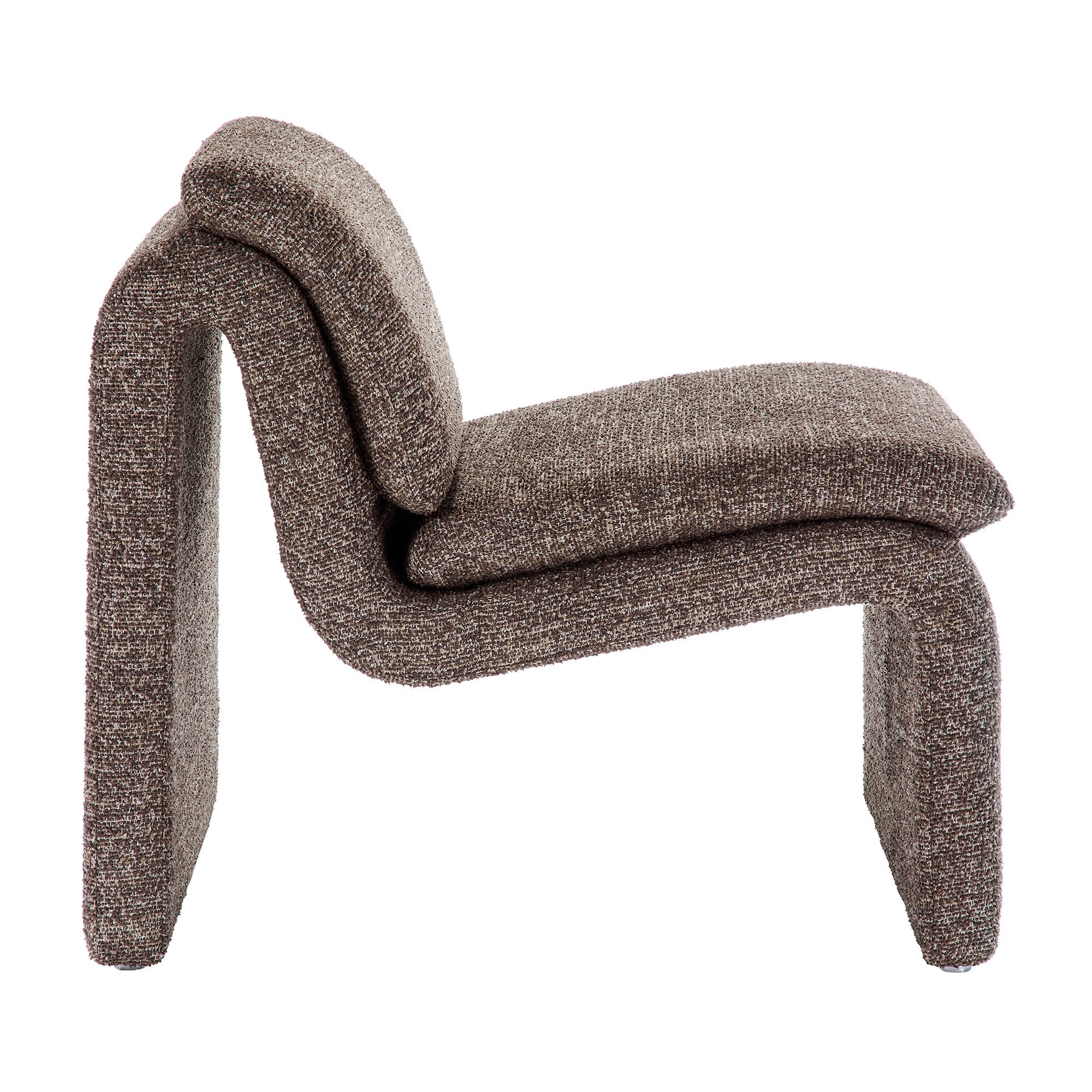 Dune Boucle Upholstered Armless Accent Chair - Best Buy Furniture